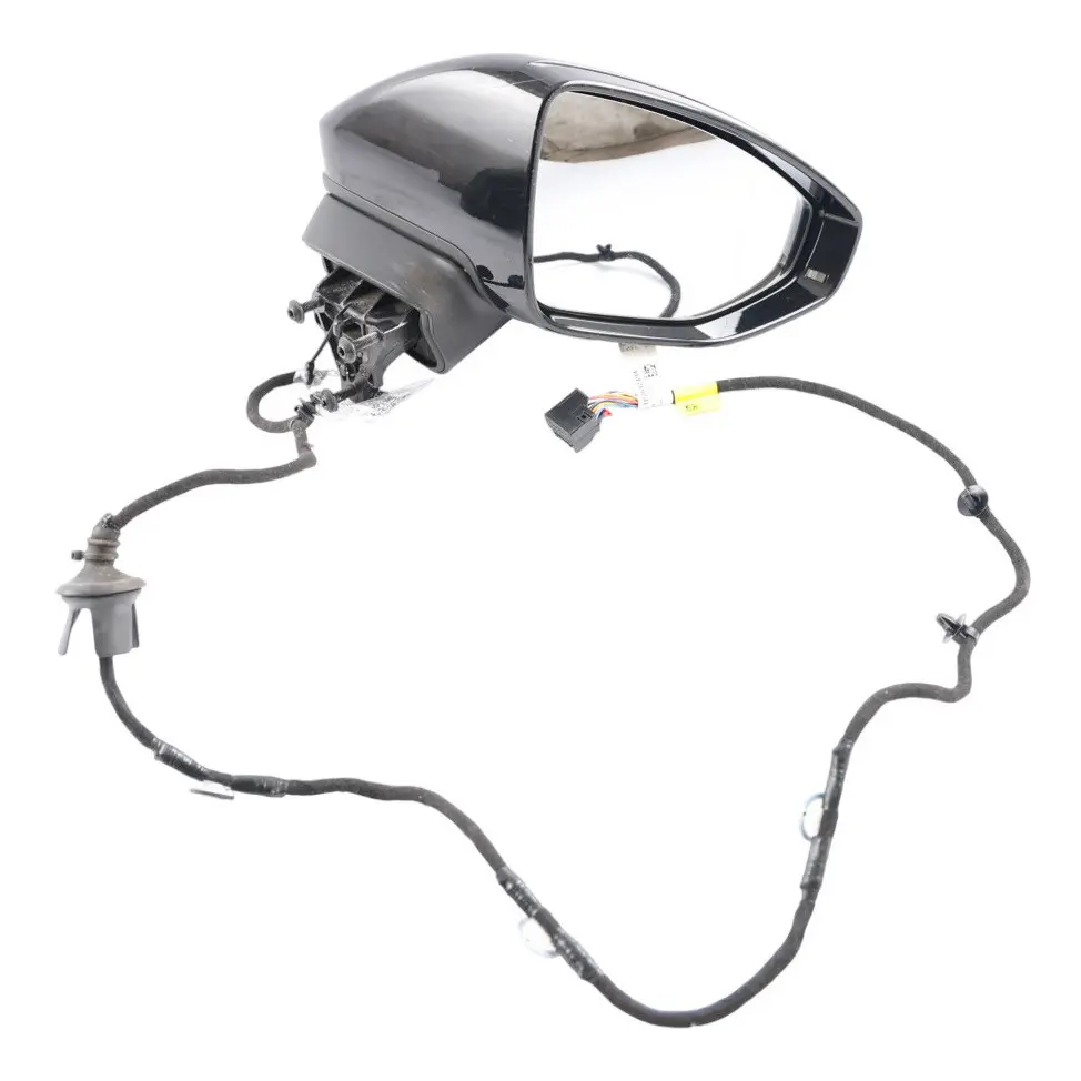 Audi A6 C8 Wing Mirror Door Right O/S Outside 4K2857410E Mythical Black - Y9T