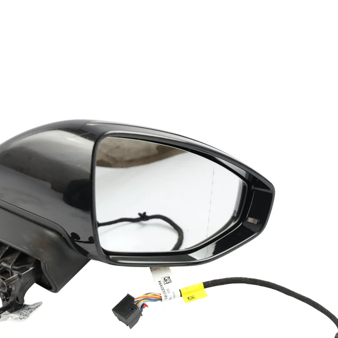 Audi A6 C8 Wing Mirror Door Right O/S Outside Mythical Black - Y9T - SKU RHD-4K2857410E-MYB - Part number 4K2857410E