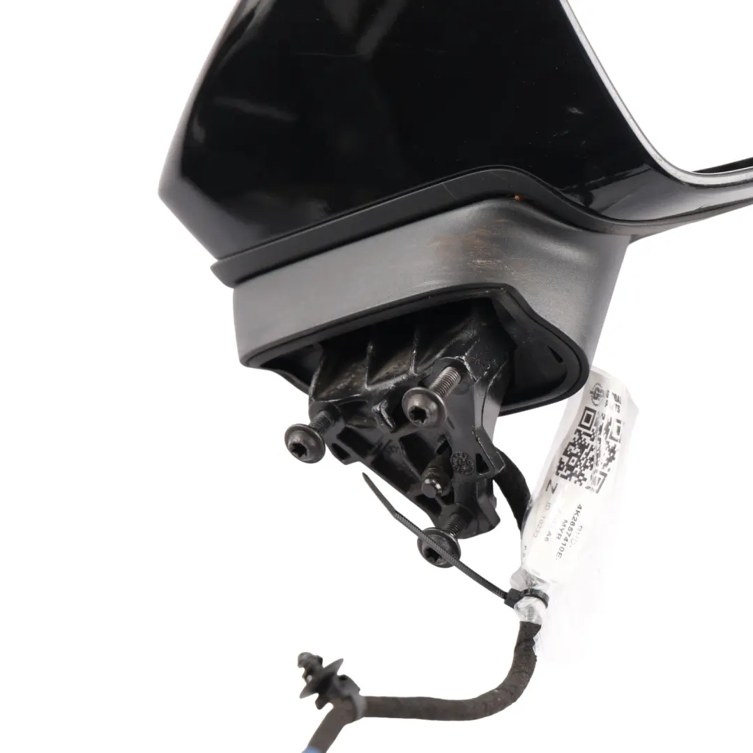 Audi A6 C8 Wing Mirror Door Right O/S Outside Mythical Black - Y9T - SKU RHD-4K2857410E-MYB - Part number 4K2857410E