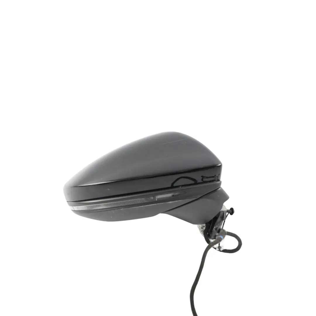 Audi A6 C8 Wing Mirror Door Right O/S Outside Mythical Black - Y9T - SKU RHD-4K2857410E-MYB - Part number 4K2857410E