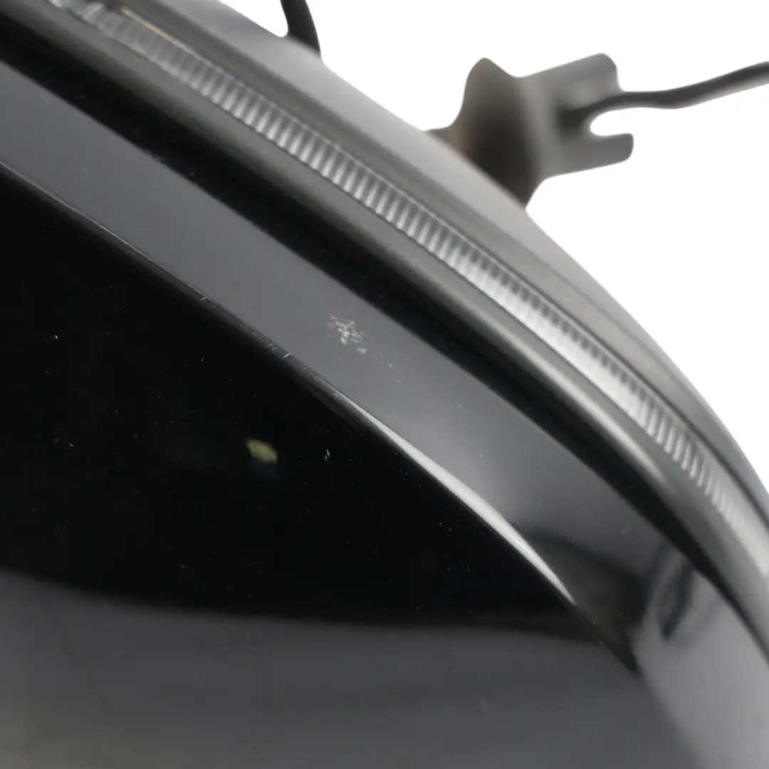 Audi A6 C8 Wing Mirror Door Right O/S Outside Mythical Black - Y9T - SKU RHD-4K2857410E-MYB - Part number 4K2857410E