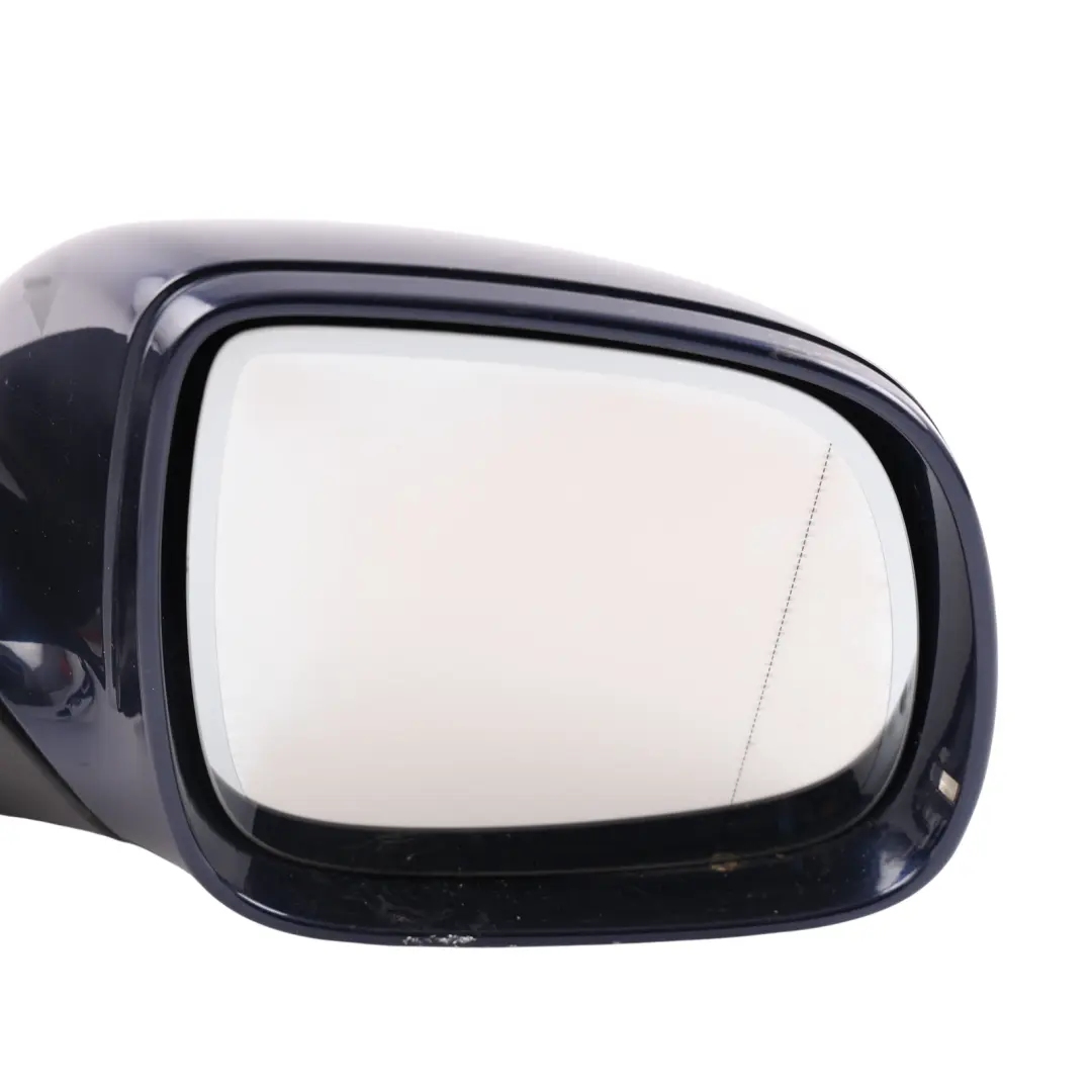 Audi Q7 4L Door Wing Mirror Heated Fold Right O/S Mugello Blue - Z5E - SKU RHD-4L2857410S-MUB - Part number 4L2857410S