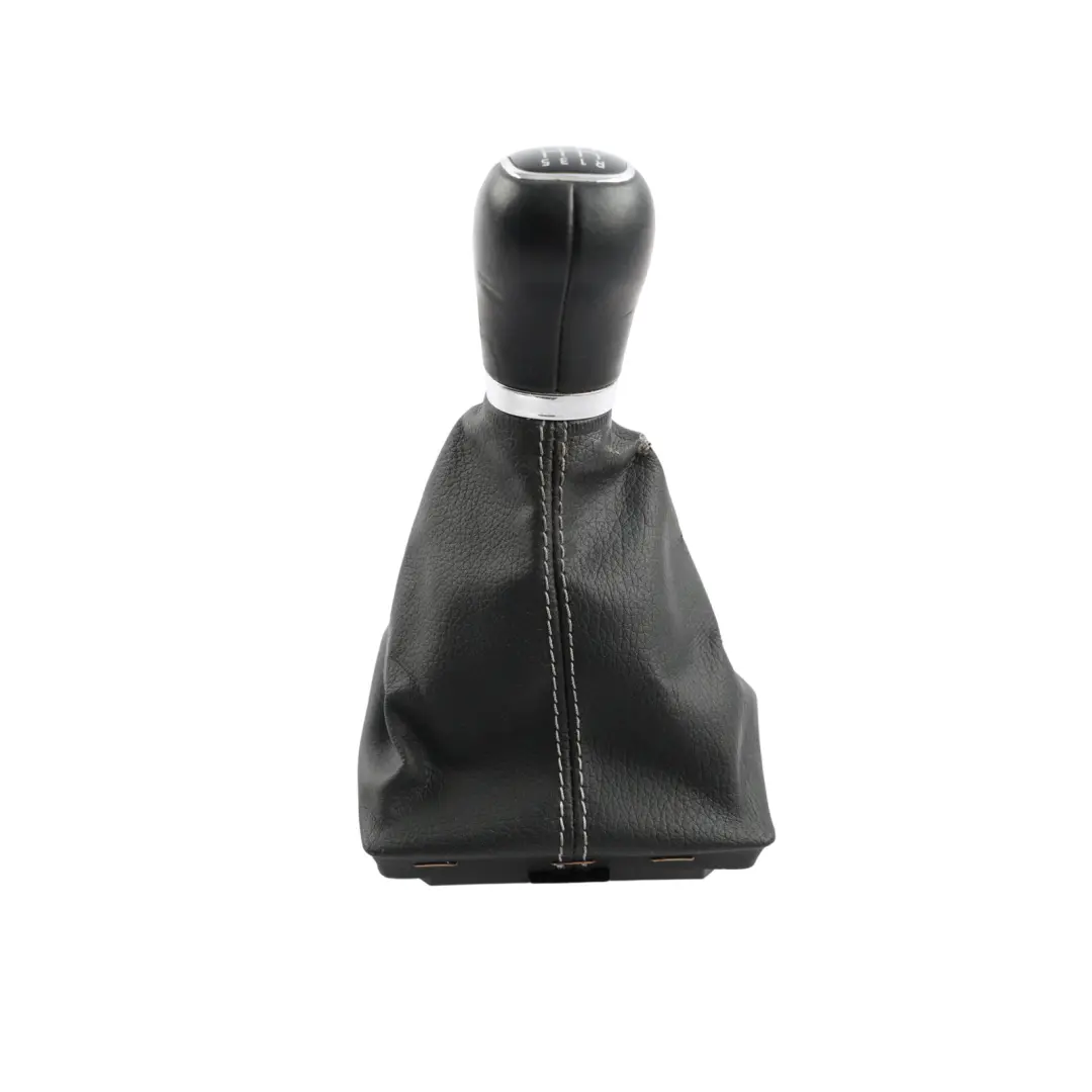 Skoda Octavia Mk3 Gearstick Lever Knob Leather Trim Leatherette - SKU RHD-5E2711113BD - Part number 5E2711113BD