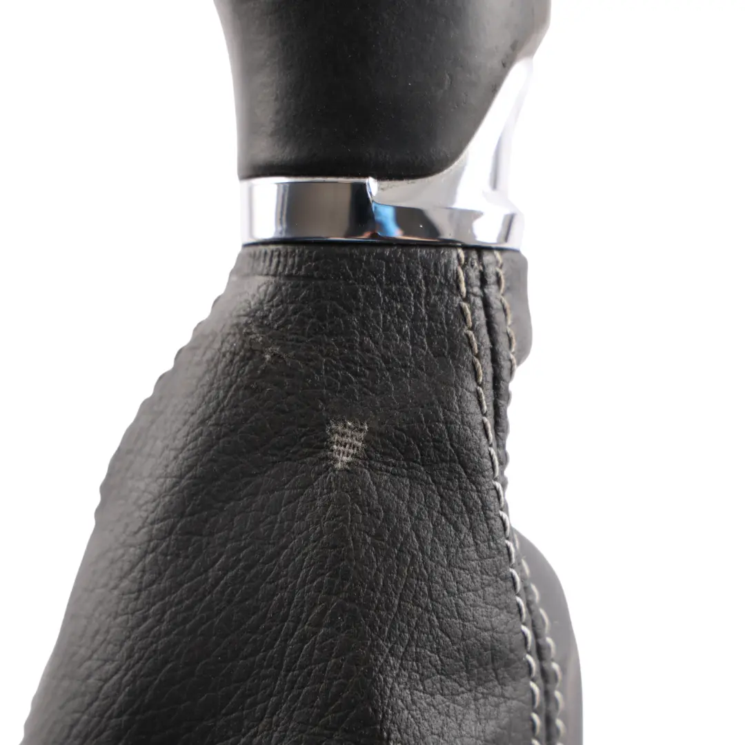 Skoda Octavia Mk3 Gearstick Lever Knob Leather Trim Leatherette - SKU RHD-5E2711113BD - Part number 5E2711113BD