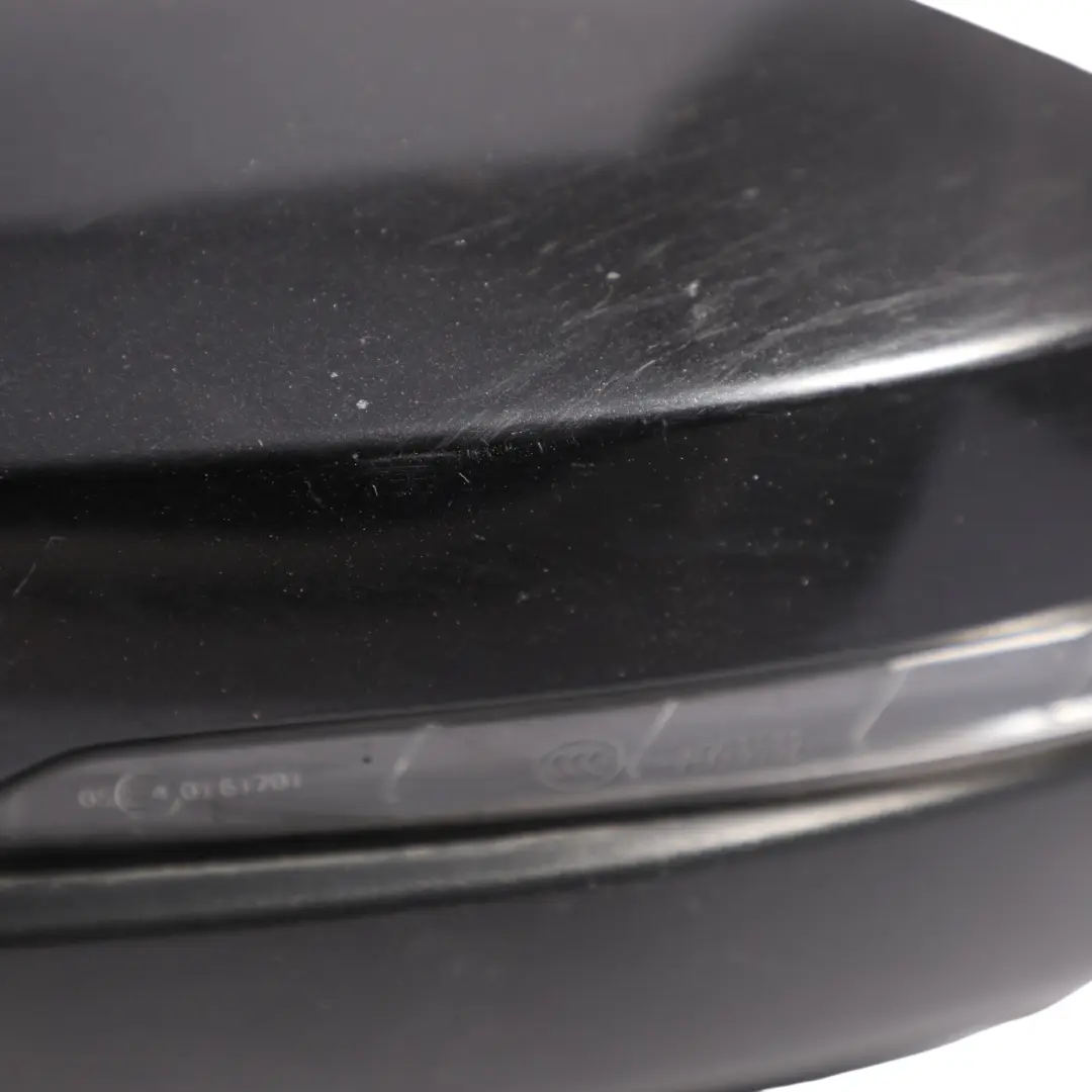 Skoda Octavia RS Mk3 5E Door Wing Mirror Left N/S Black - SKU RHD-5E2857507AB-BLK - Part number 5E2857507AB