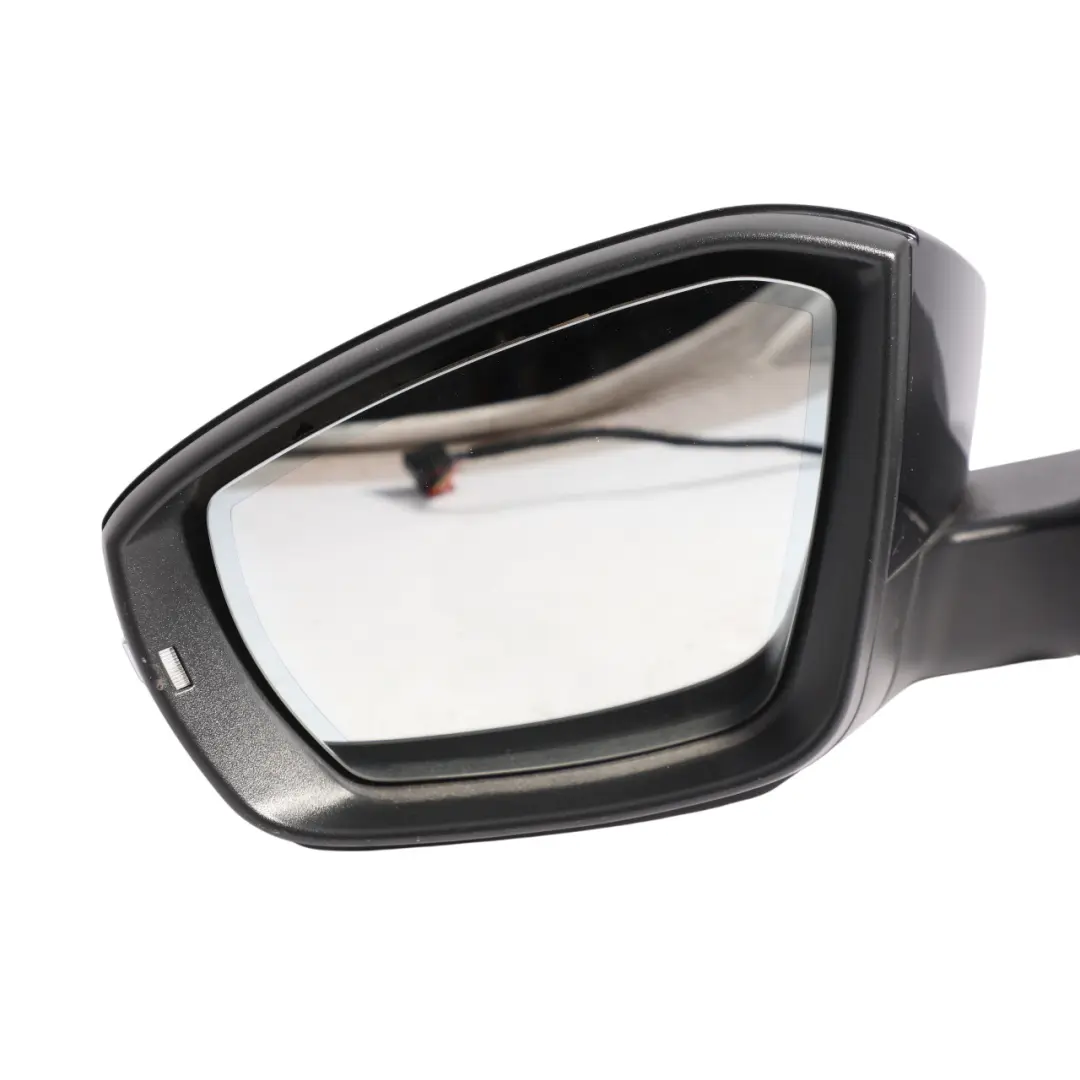 Skoda Octavia RS Mk3 5E Door Wing Mirror Left N/S Black - SKU RHD-5E2857507AB-BLK - Part number 5E2857507AB