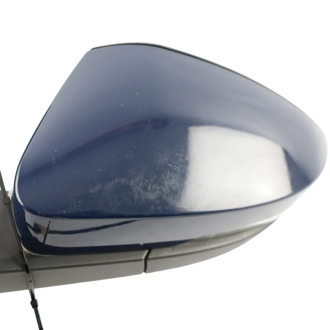 Mk3 5E Wing Mirror Electric Heated Left N/S Pacific Blue - F5A to Skoda Octavia with Part number 5E2857507N Skoda Octavia Mk3 5E Wing Mirror Electric Heated Left N/S Pacific Blue - F5A - SKU RHD-5E2857507N-PAB - Part number 5E2857507N