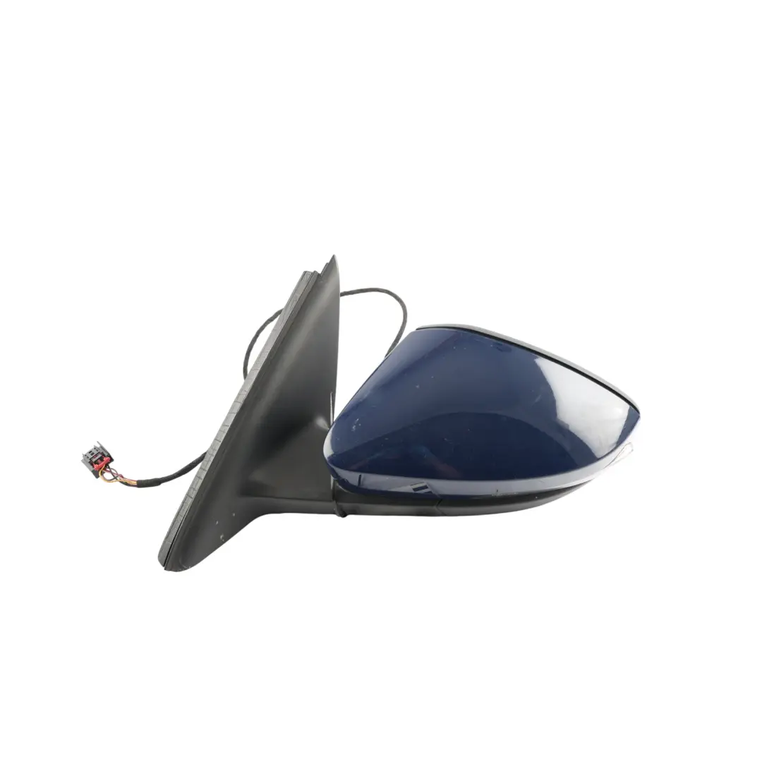 Skoda Octavia Mk3 5E Wing Mirror Electric Heated Left N/S Pacific Blue - F5A - SKU RHD-5E2857507N-PAB - Part number 5E2857507N