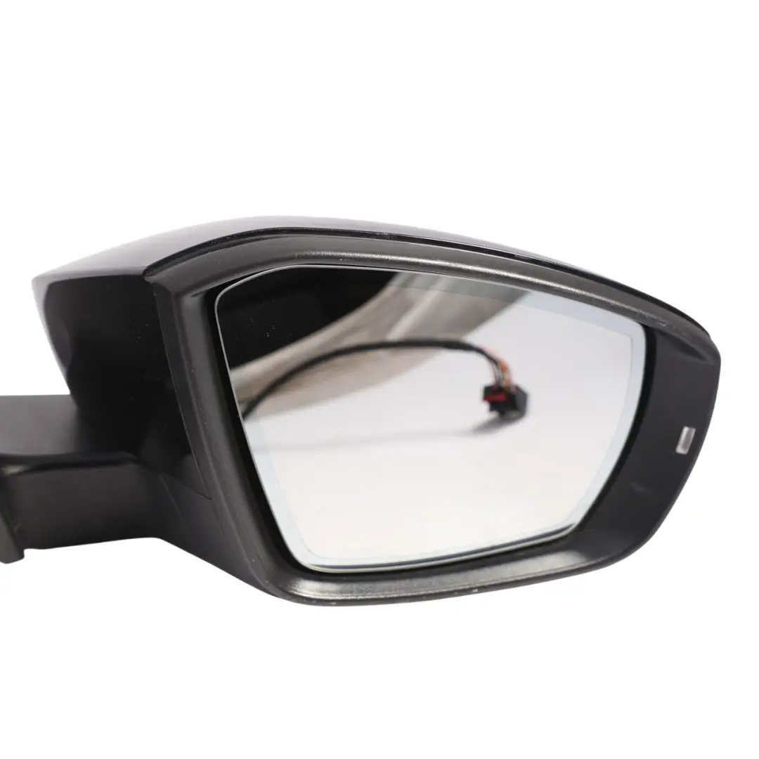 Skoda Octavia RS Mk3 5E Door Wing Mirror Right O/S Black - SKU RHD-5E2857508AB-BLK - Part number 5E2857508AB