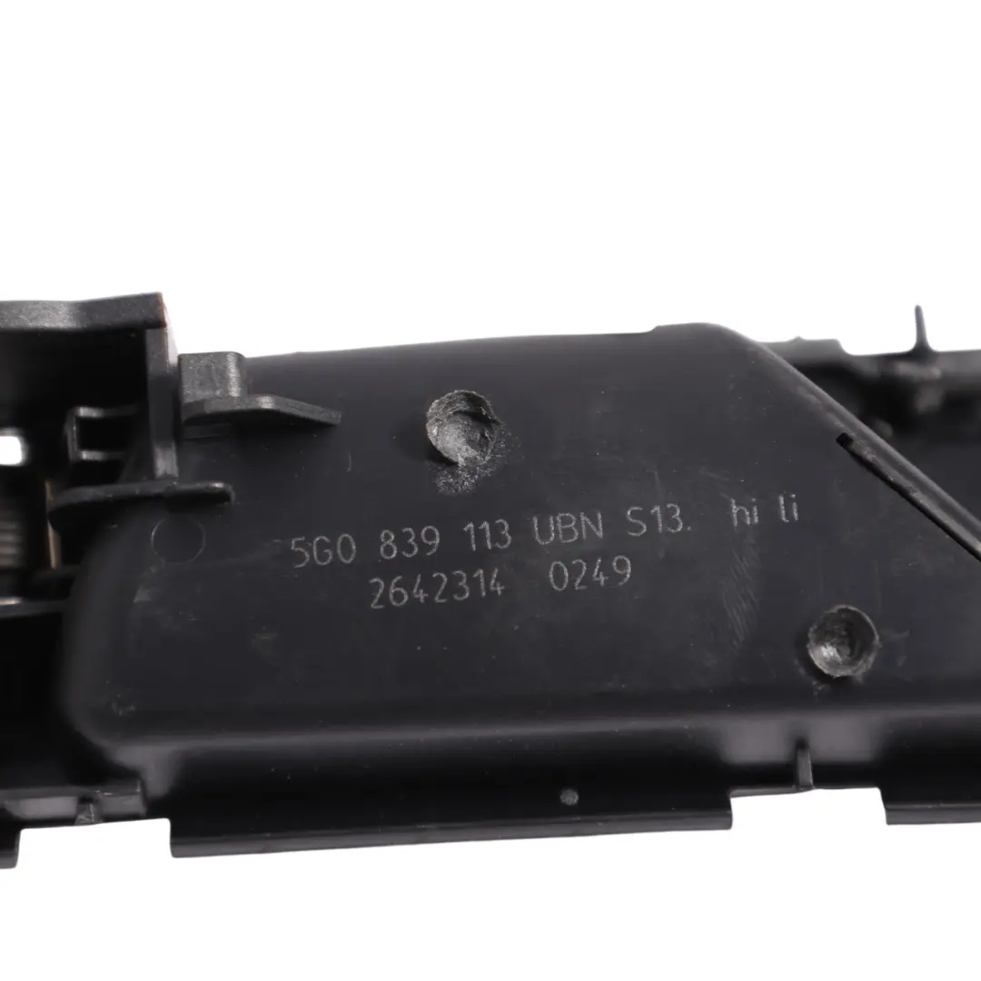 Volkswagen Golf Mk7 Door Handle Opener Strip Rear Left N/S - SKU RHD-5G0839113-1 - Part number 5G0839113