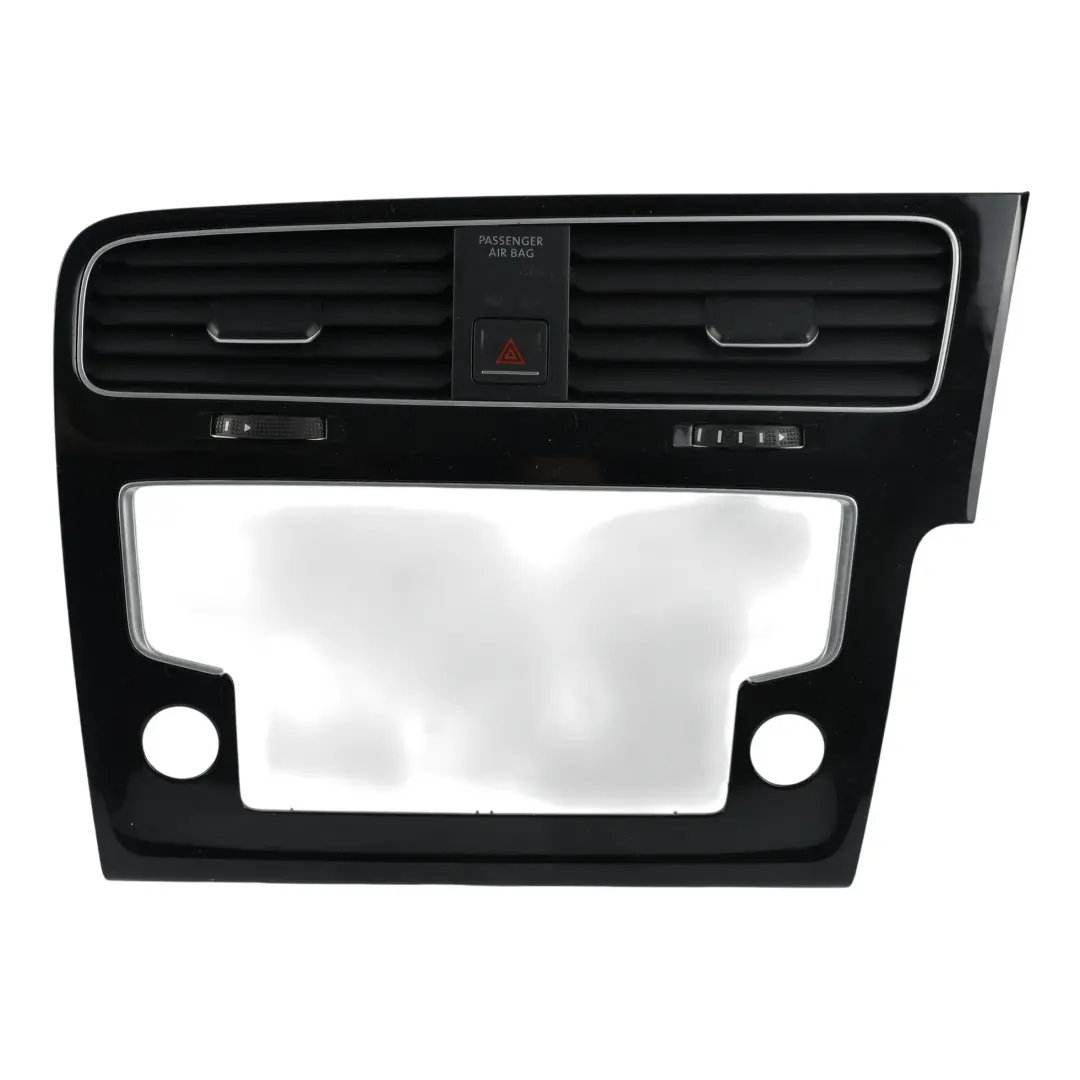 Radio Player Surround Trim Cover Air Vent Panel to Volkswagen Golf Mk7 with Part number 5G2819743D-1 Volkswagen Golf Mk7 Radio Player Surround Trim Cover Air Vent Panel - SKU RHD-5G2819743D-3 - Part number 5G2819743D-1