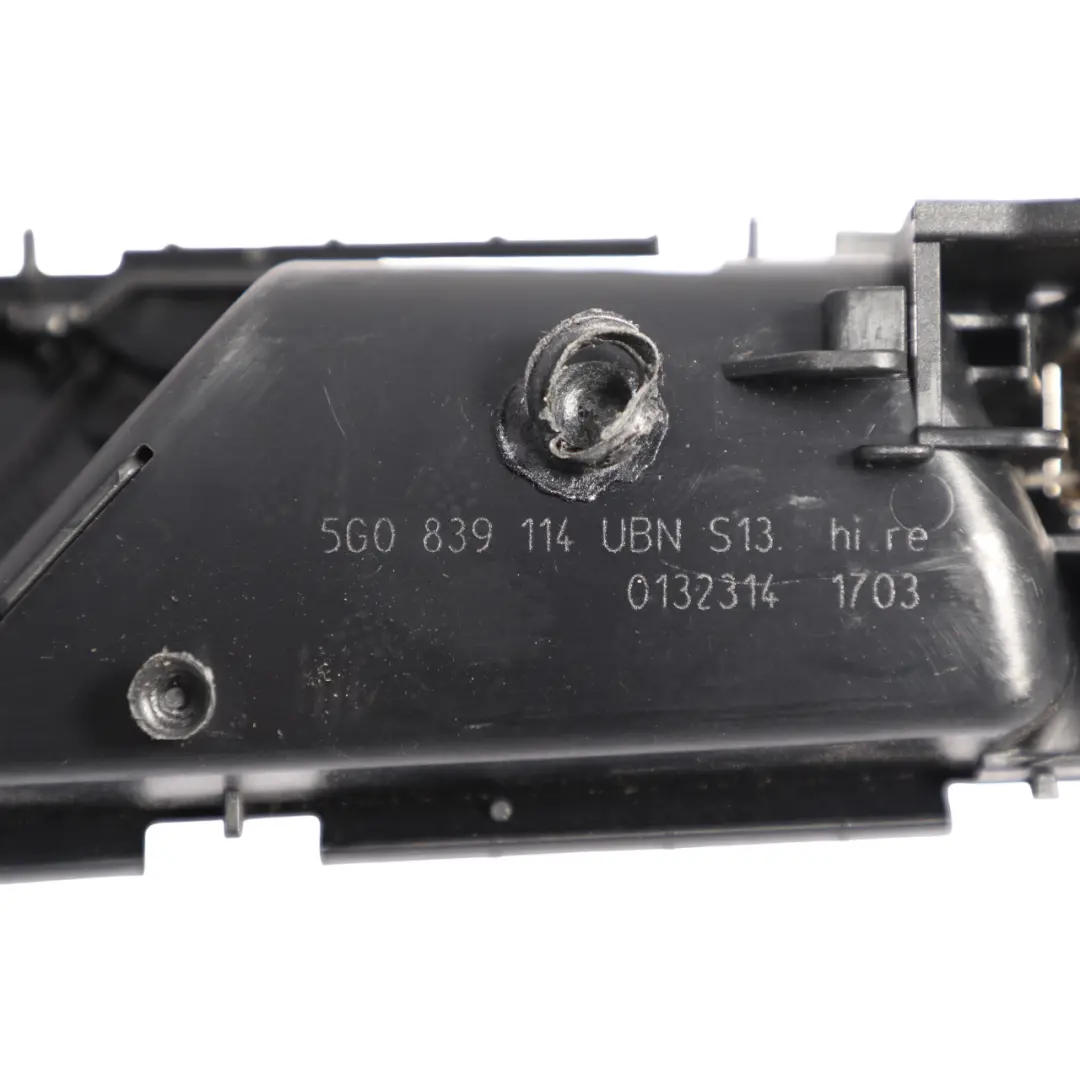 Volkswagen Golf Mk7 Door Card Grab Handle Opener Rear Right O/S - SKU 5G0839114 - Part number 5G0839114