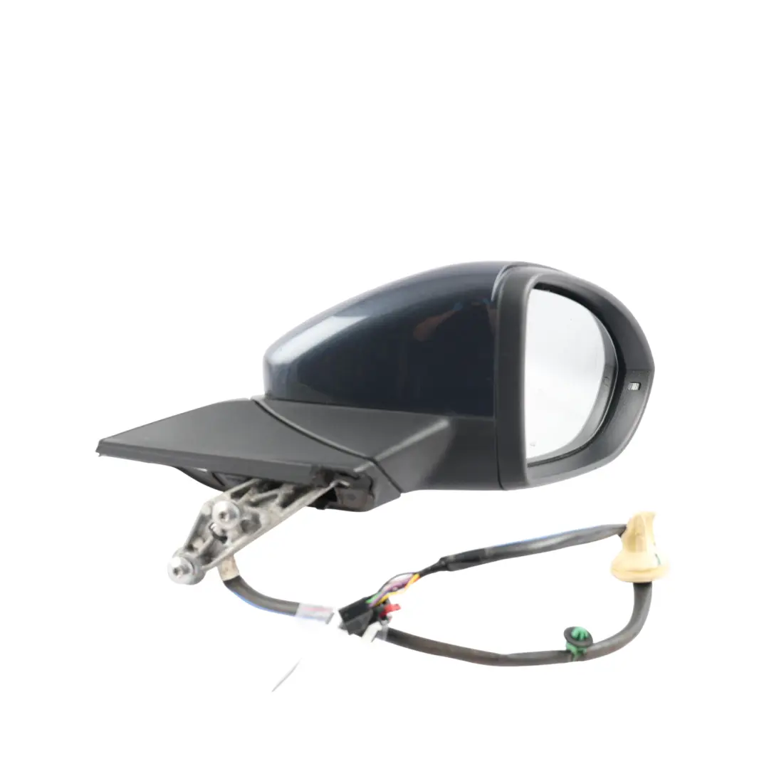 Volkswagen Golf Mk7 R Door Wing Mirror Right O/S Dark Iron Blue Metallic - D5G - SKU RHD-5G2857508BG-DIR - Part number 5G2857508BG