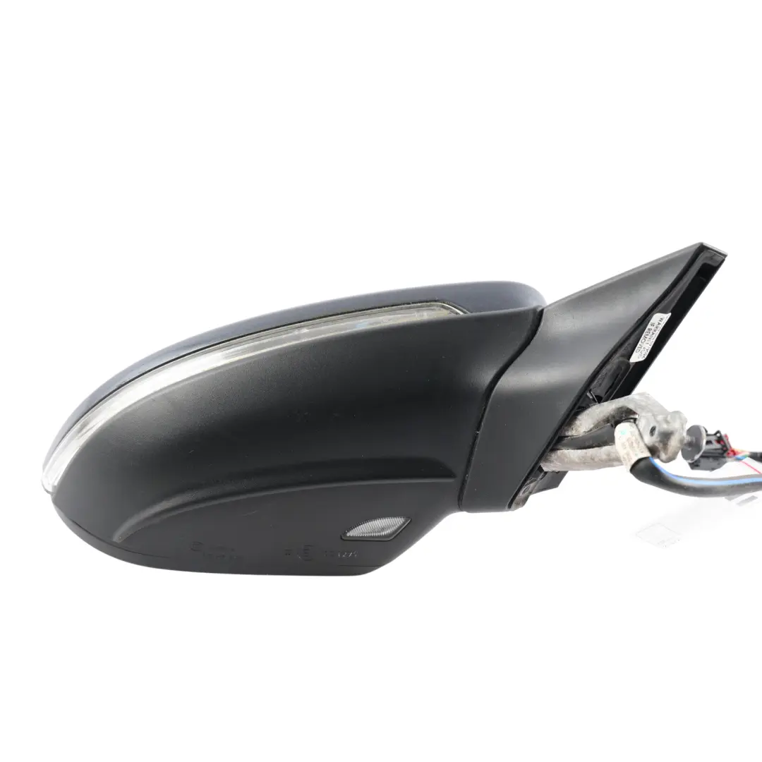Volkswagen Golf Mk7 R Door Wing Mirror Right O/S Dark Iron Blue Metallic - D5G - SKU RHD-5G2857508BG-DIR - Part number 5G2857508BG