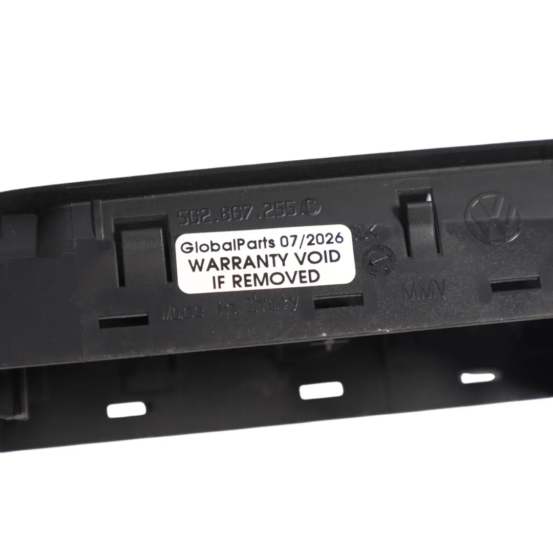 Door Window Switch Surround Trim Driver Side to Volkswagen Golf Mk7 with Part number 5G2867255C Volkswagen Golf Mk7 Door Window Switch Surround Trim Driver Side - SKU RHD-5G2867255C - Part number 5G2867255C