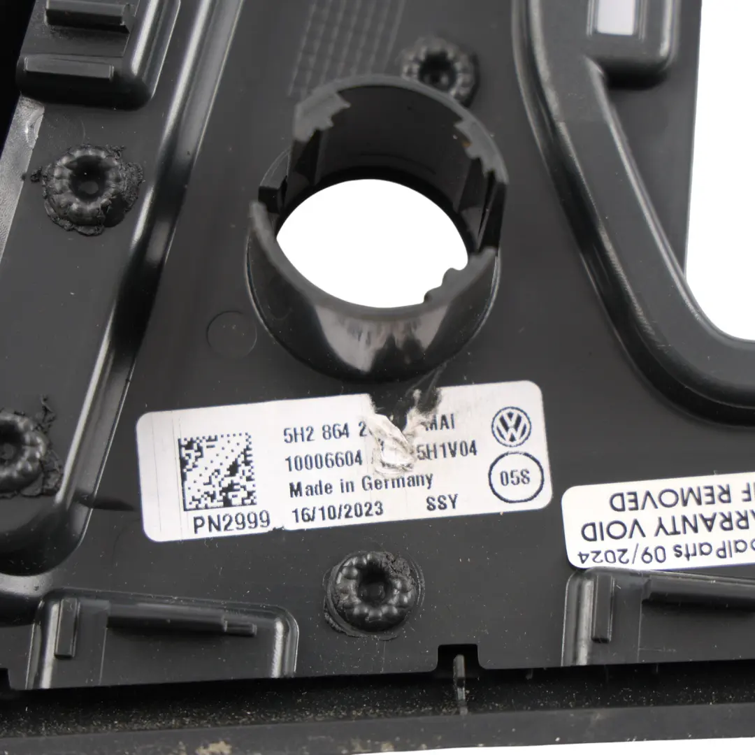 Centre Console Trim Cover Panel Black 5H2864263 to Volkswagen Golf CD1 with Part number 5H2864263C Volkswagen Golf CD1 Centre Console Trim Cover Panel Black 5H2864263 - SKU RHD-5H2864263C-1 - Part number 5H2864263C