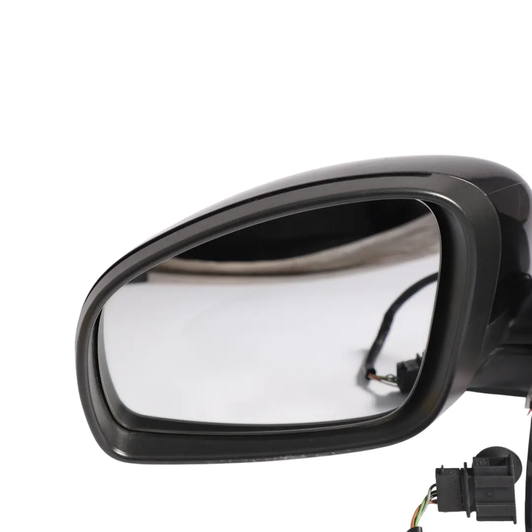 Skoda Fabia Mk2 5J Door Wing Mirror Left N/S Black Magic Pearl Effect - F9R - SKU RHD-5J2857507E-BMA - Part number 5J2857507E