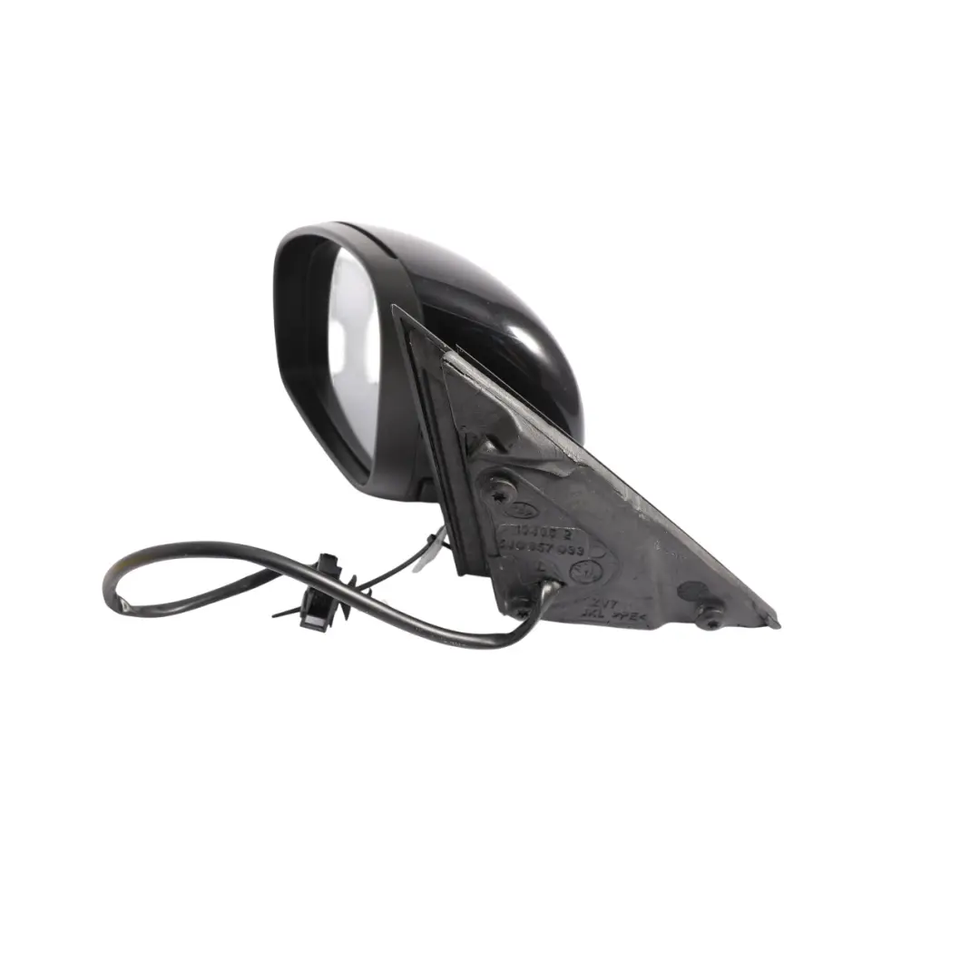 Skoda Fabia Mk2 5J Door Wing Mirror Left N/S Black Magic Pearl Effect - F9R - SKU RHD-5J2857507E-BMA - Part number 5J2857507E