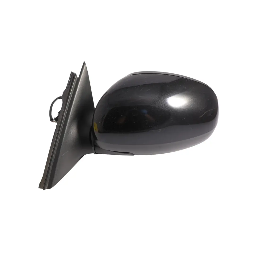 Skoda Fabia Mk2 5J Door Wing Mirror Left N/S Black Magic Pearl Effect - F9R - SKU RHD-5J2857507E-BMA - Part number 5J2857507E