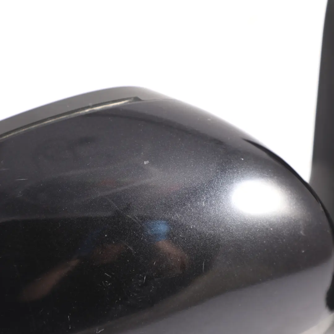 Skoda Fabia 5J Door Wing Mirror Right O/S Black Magic Pearl Effect - F9R - SKU RHD-5J2857508E-BMA - Part number 5J2857508E
