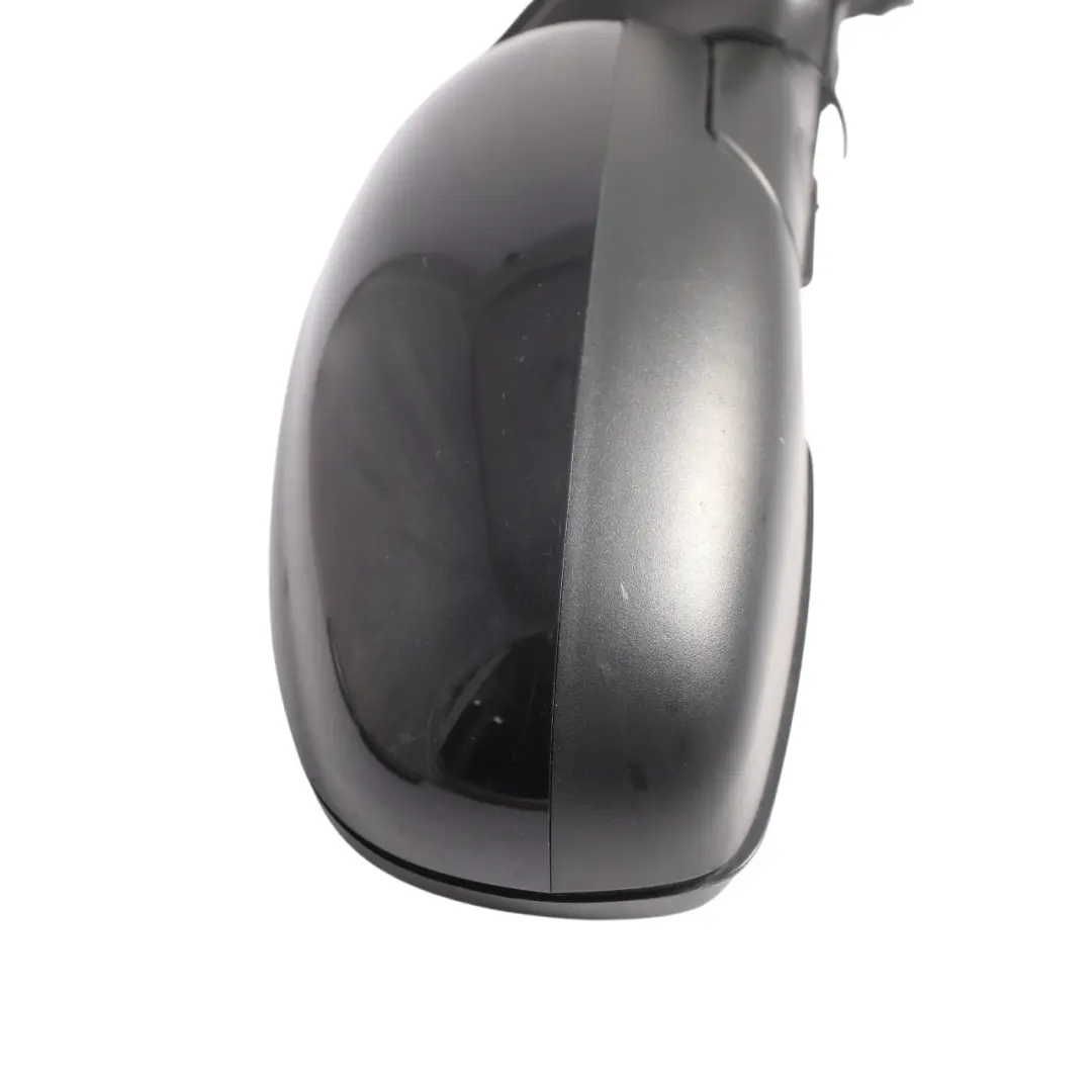 Skoda Fabia 5J Door Wing Mirror Right O/S Black Magic Pearl Effect - F9R - SKU RHD-5J2857508E-BMA - Part number 5J2857508E