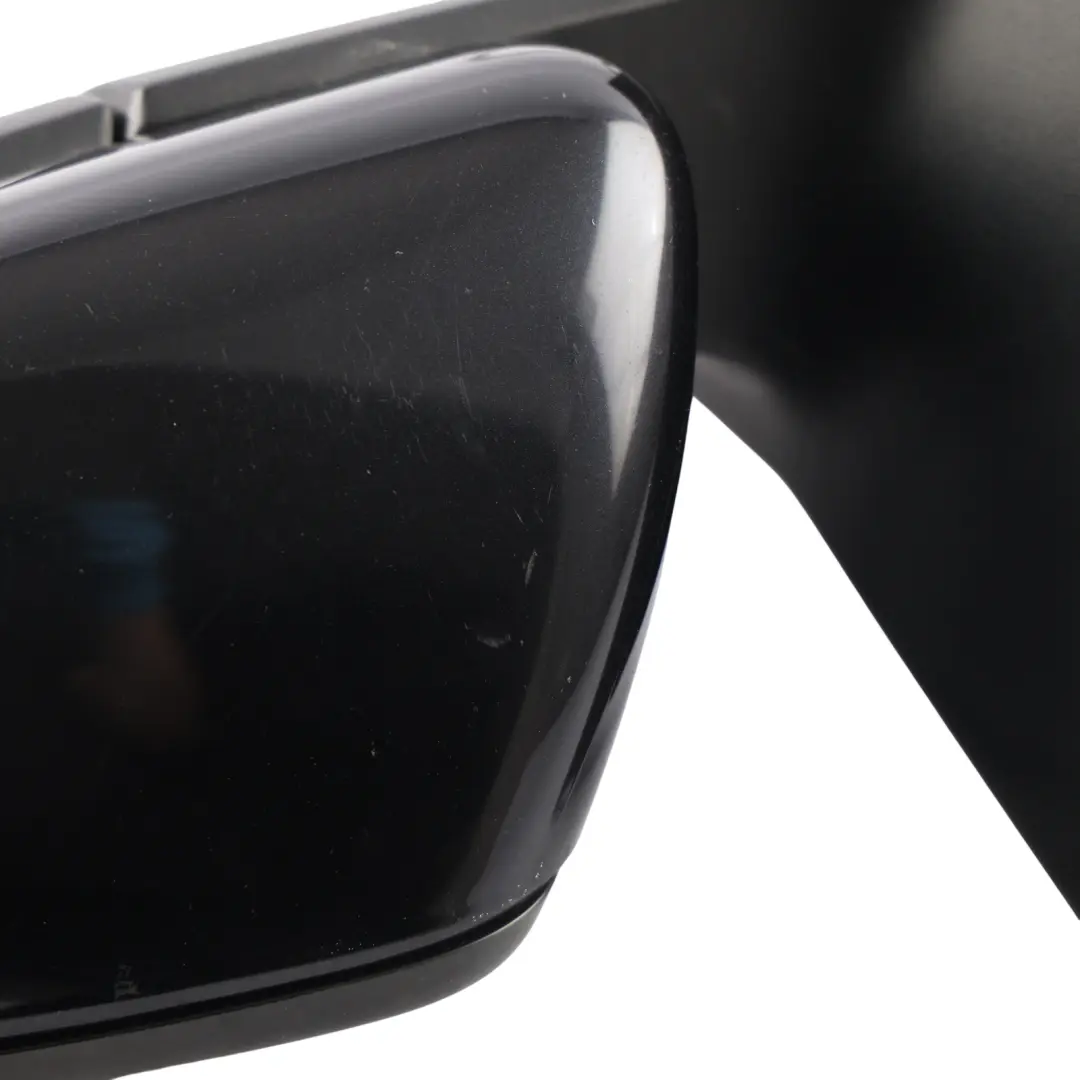 Volkswagen Golf 6 Wing Mirror Door Left N/S Electric Deep Black C9X - SKU RHD-5K0857507AD-DBL - Part number 5K0857507AD