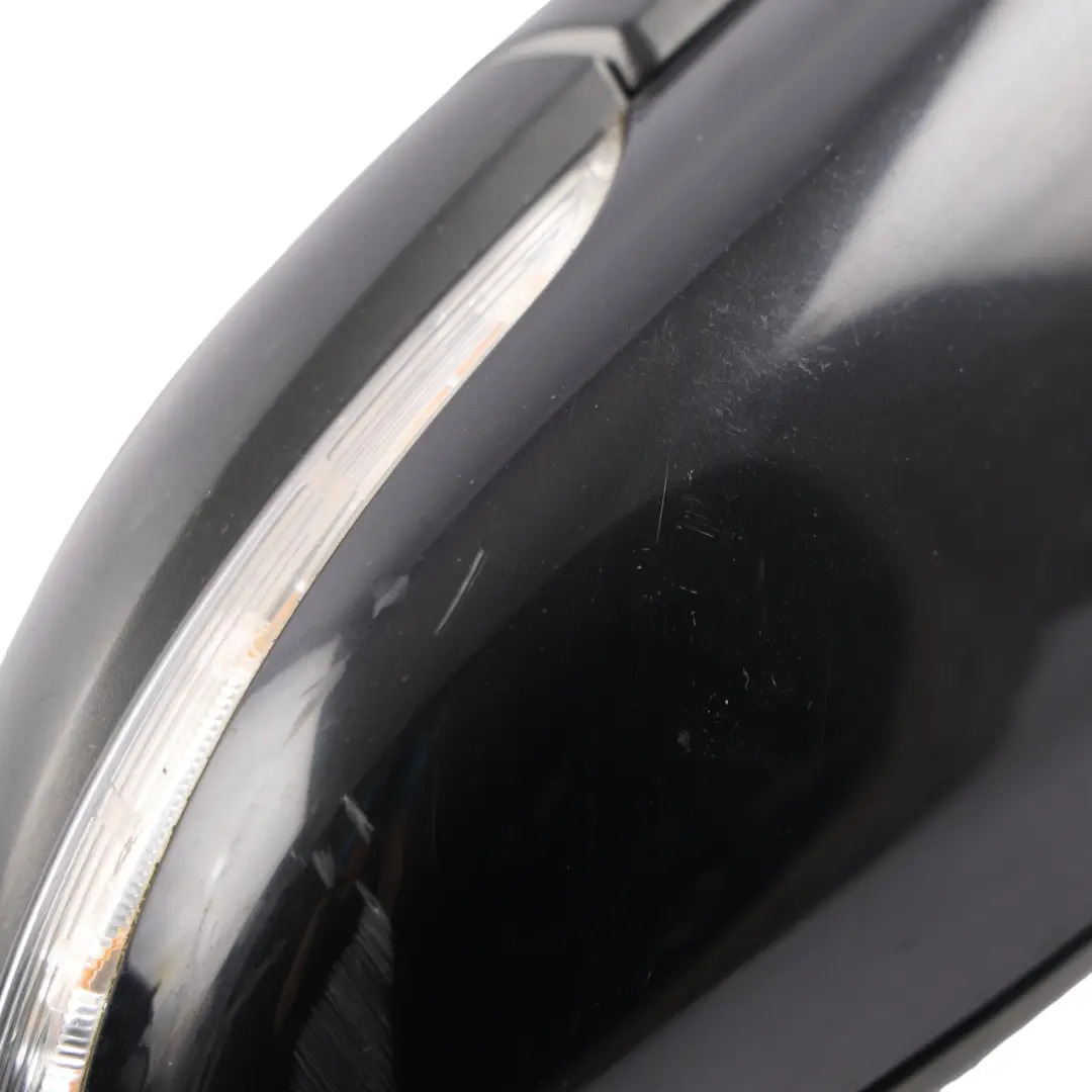 Volkswagen Golf 6 Wing Mirror Door Left N/S Electric Deep Black C9X - SKU RHD-5K0857507AD-DBL - Part number 5K0857507AD
