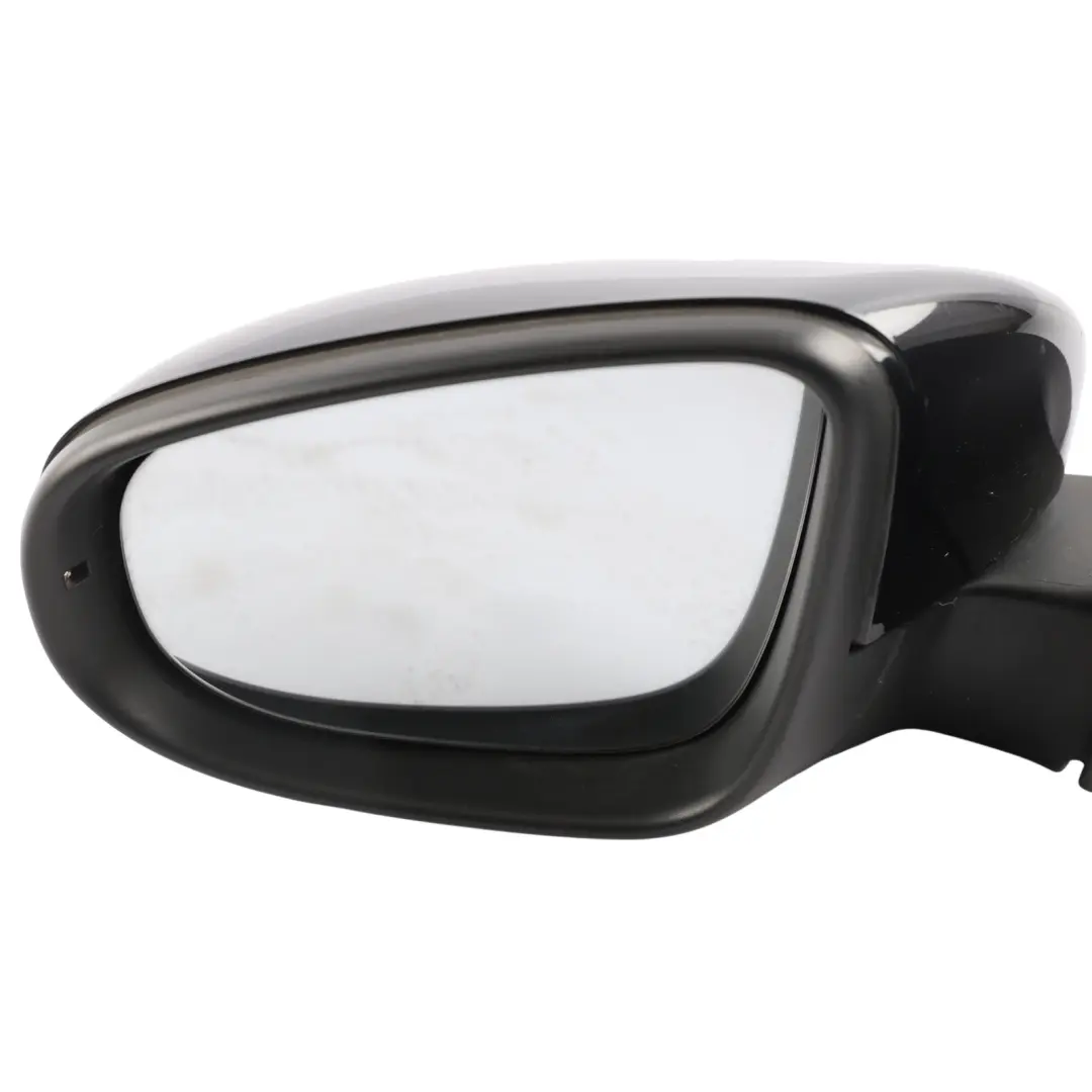 Volkswagen Golf Mk6 Door Wing Mirror Electric Left N/S Deep Black Pearl - C9X - SKU RHD-5K0857507AH-DBL - Part number 5K0857507AH