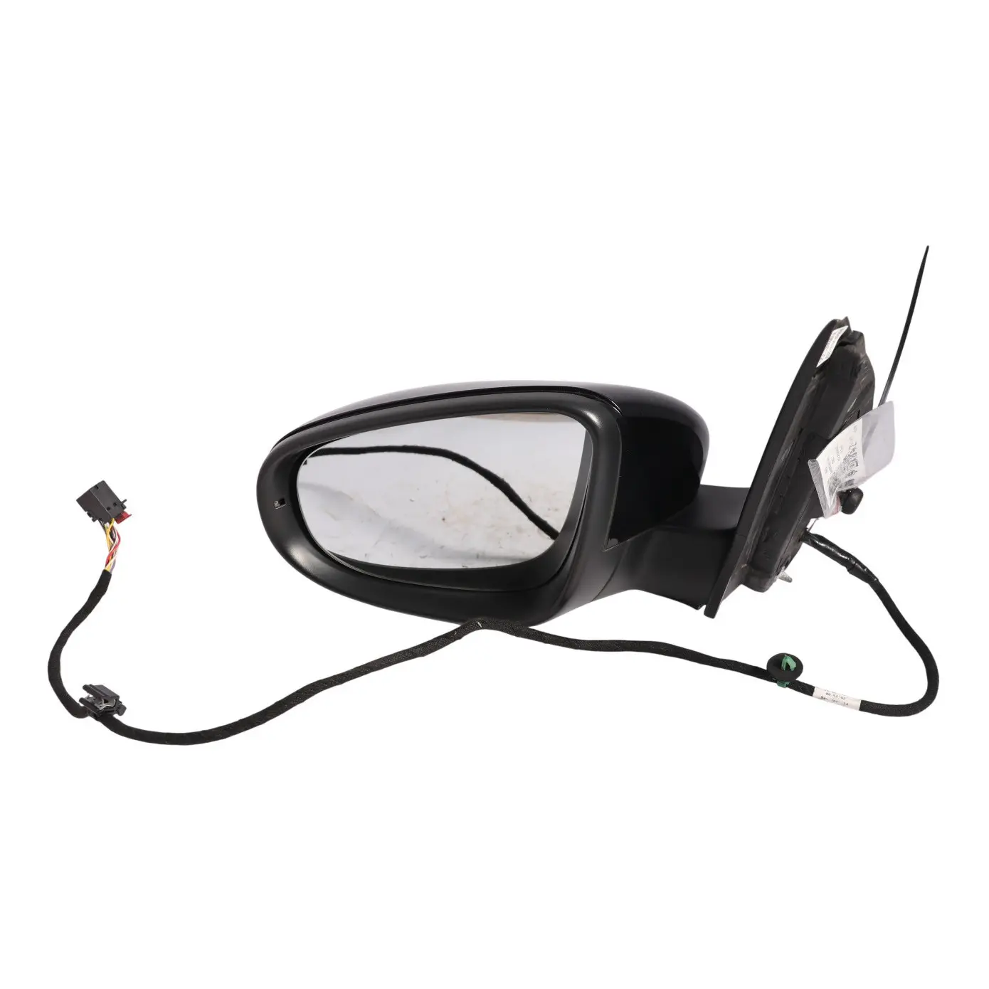Volkswagen Golf 5k Wing Mirror Left N/S Electric Deep Black Pearl Effect C9X
