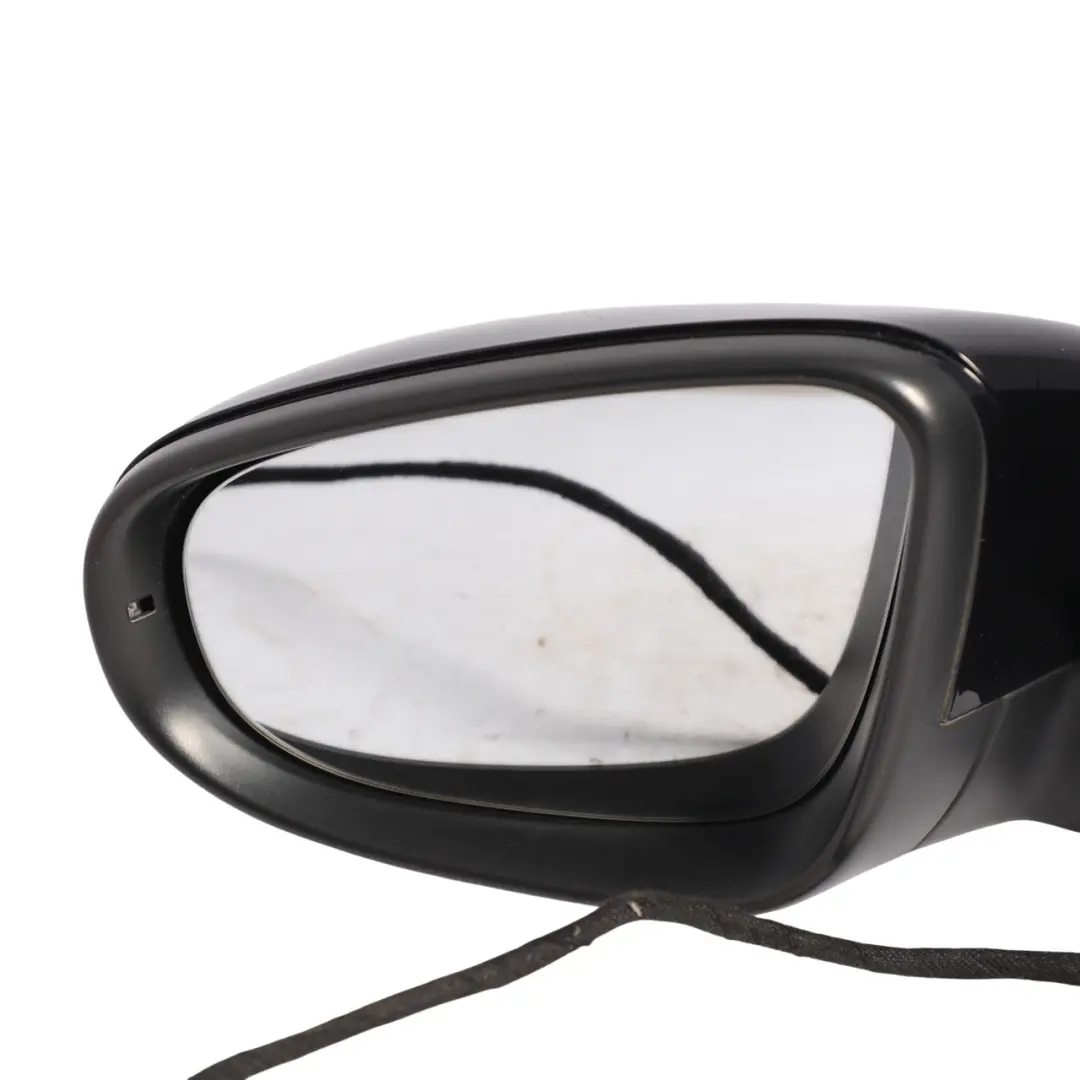 Volkswagen Golf 5k Wing Mirror Left N/S Electric Deep Black Pearl Effect C9X - SKU RHD-5K0857507AH-DBL1 - Part number 5K0857507AH