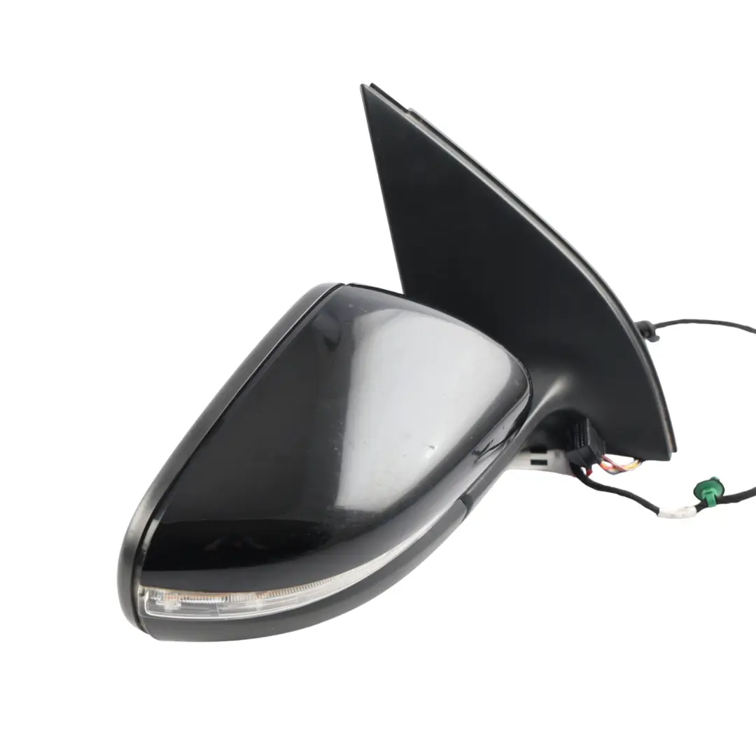 Volkswagen Golf Mk6 Wing Mirror Right Electric O/S Black - 041 - SKU RHD-5K0857508AD-BLC1 - Part number 5K0857508AD