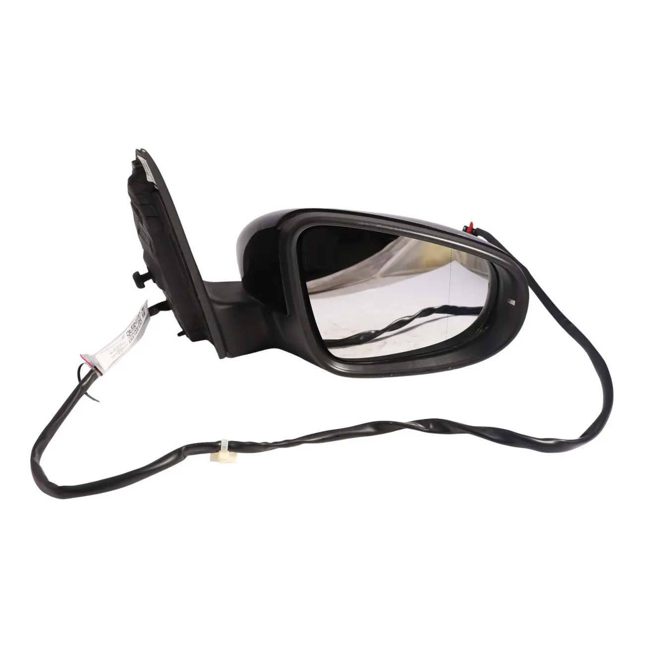 Volkswagen Golf 6 Wing Mirror Right O/S Electric Deep Black Pearl Effect - C9X