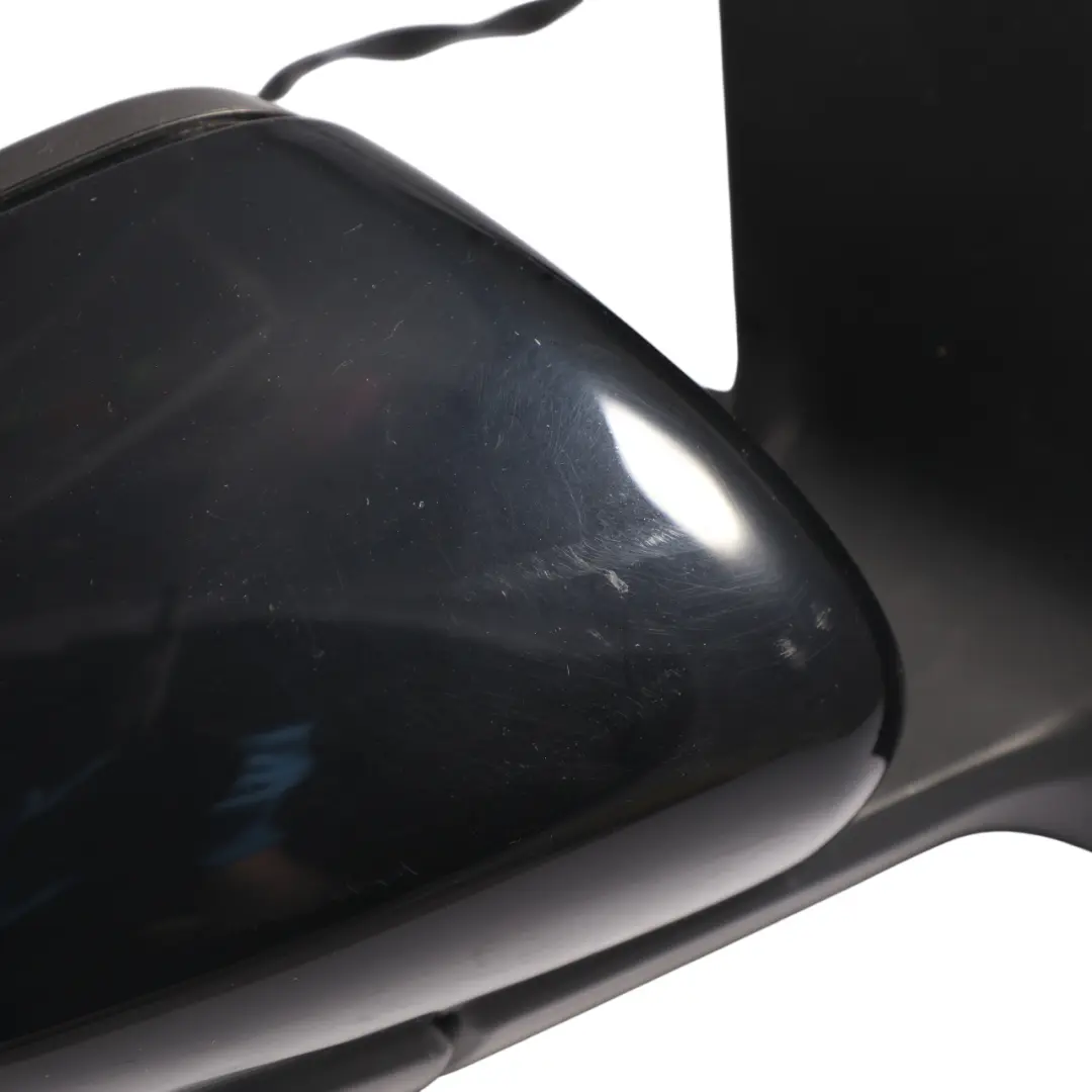 Volkswagen Golf 6 Wing Mirror Right O/S Electric Deep Black Pearl Effect - C9X - SKU RHD-5K0857508AD-DBL - Part number 5K0857508AD