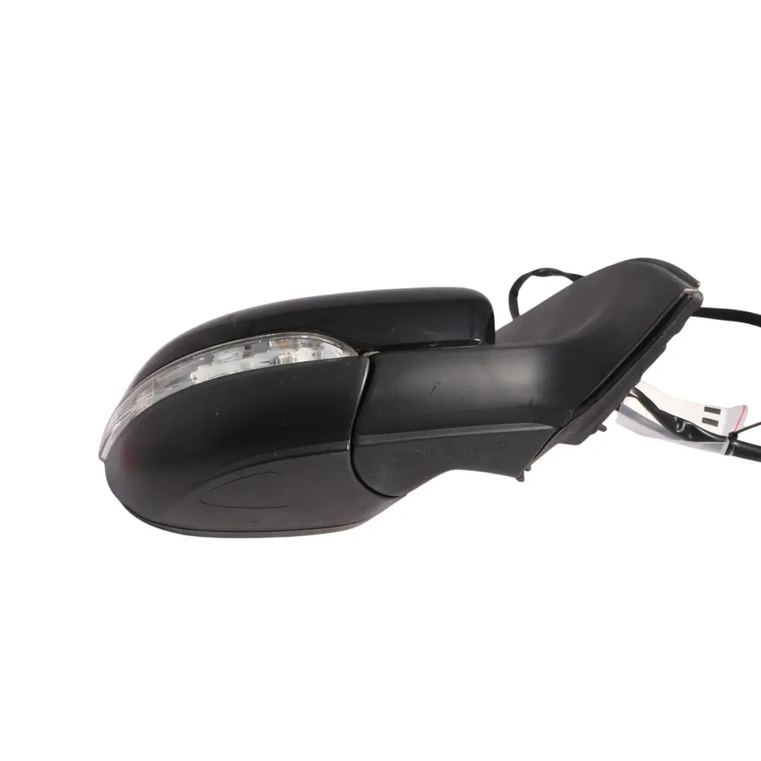 Volkswagen Golf 6 Wing Mirror Right O/S Electric Deep Black Pearl Effect - C9X - SKU RHD-5K0857508AD-DBL - Part number 5K0857508AD