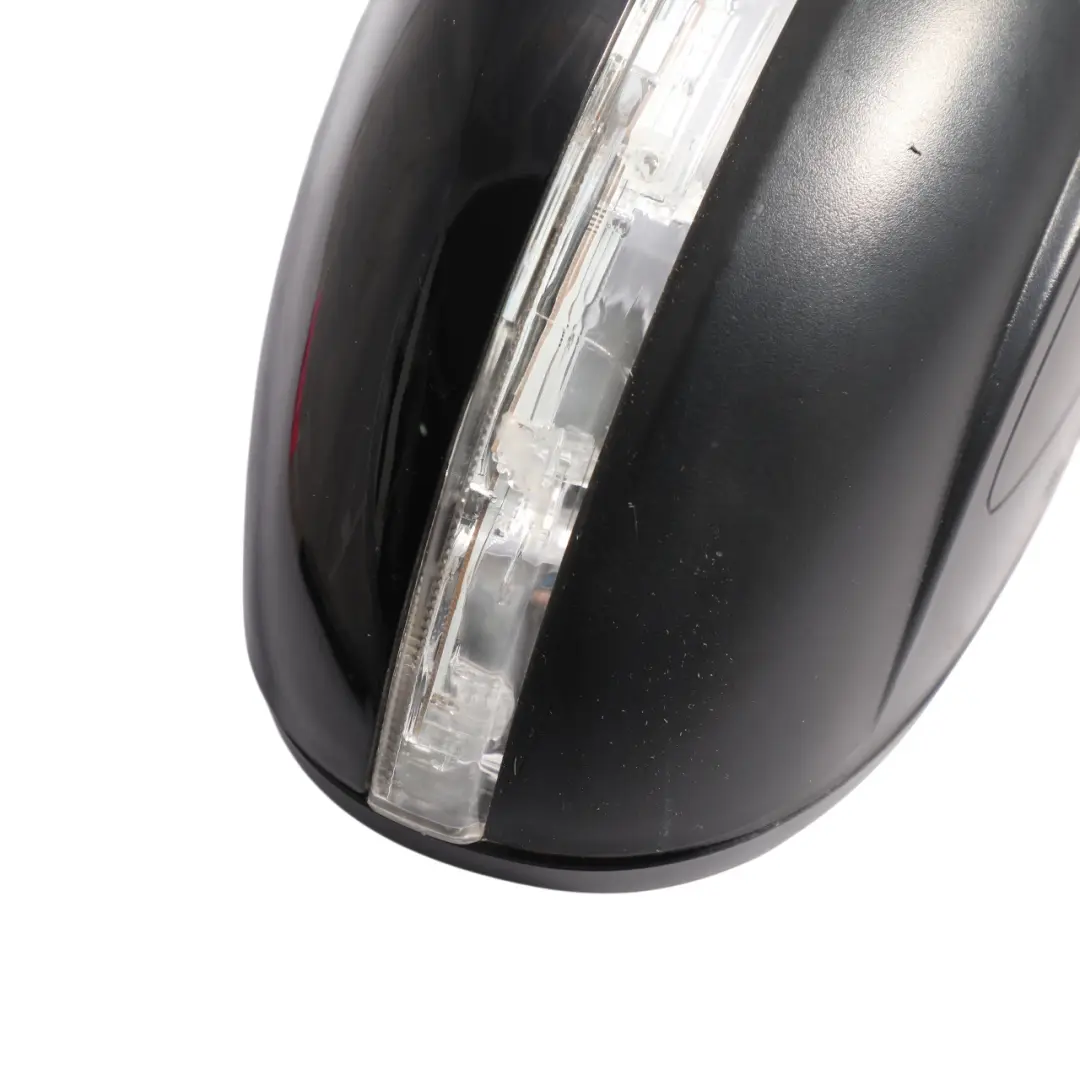 Volkswagen Golf 6 Wing Mirror Right O/S Electric Deep Black Pearl Effect - C9X - SKU RHD-5K0857508AD-DBL - Part number 5K0857508AD