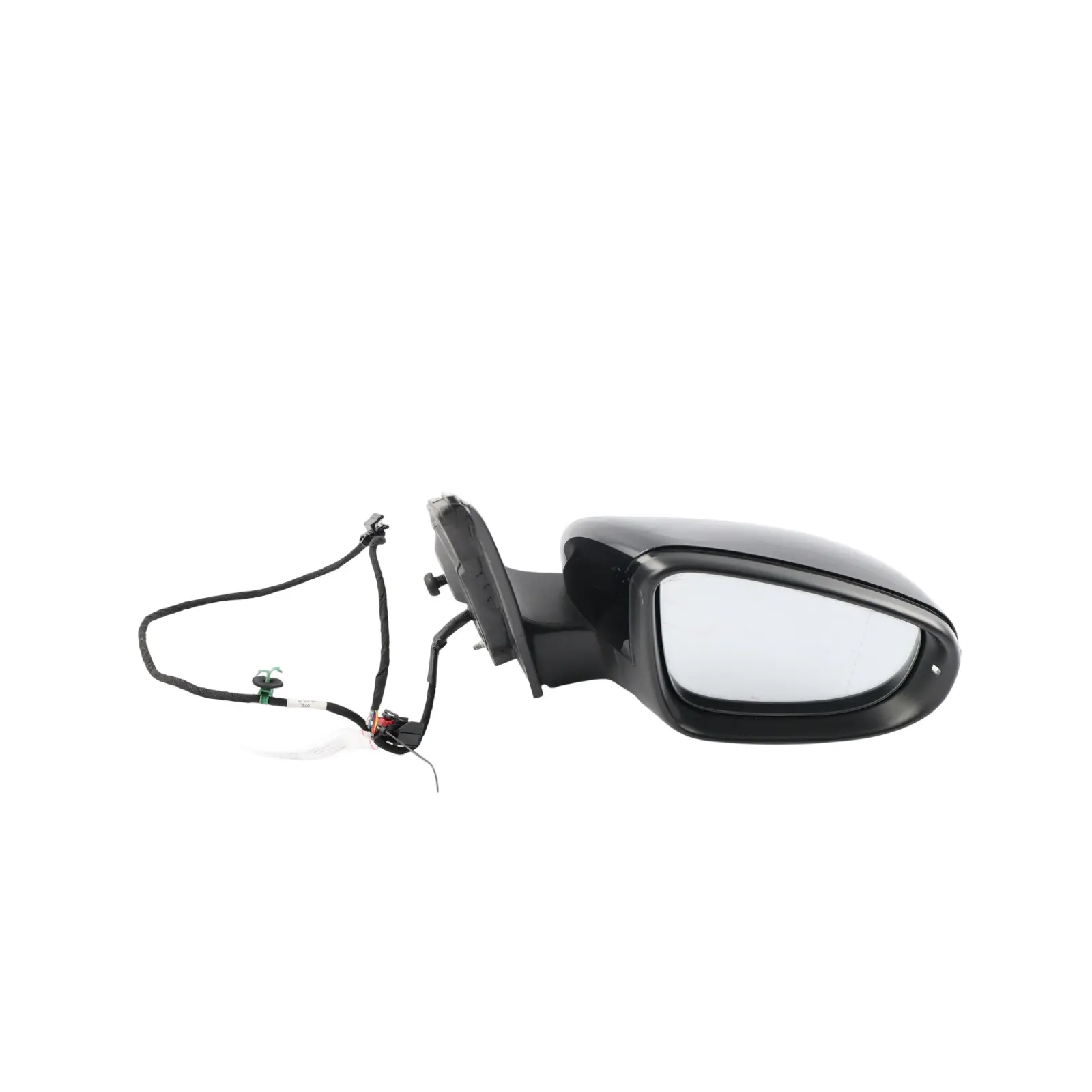Volkswagen Golf MK6 Wing Mirror Electric Heated Right O/S Deep Black Pearl - C9X