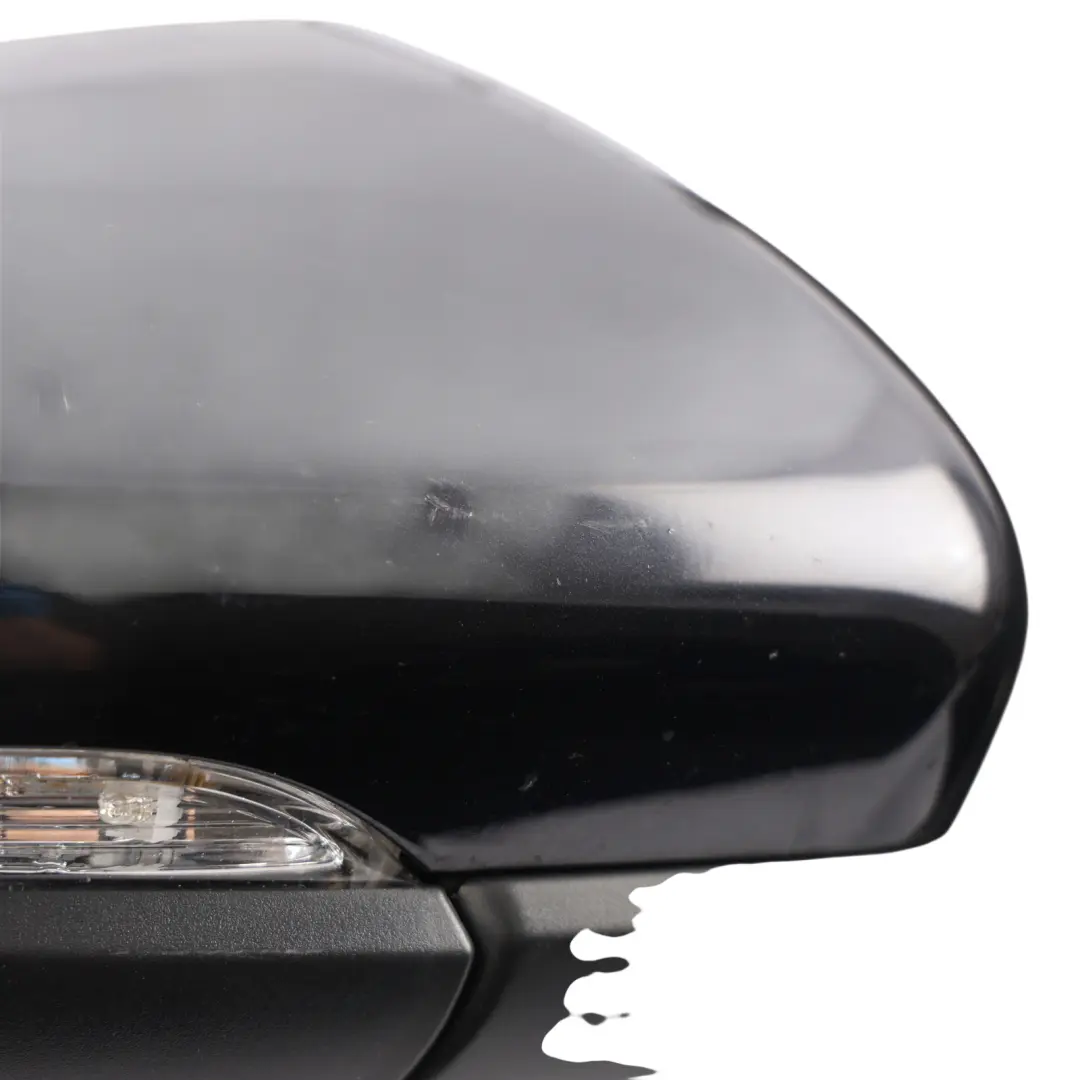 Volkswagen Golf MK6 Wing Mirror Electric Heated Right O/S Deep Black Pearl - C9X - SKU RHD-5K0857508AD-DBL1 - Part number 5K0857508AD