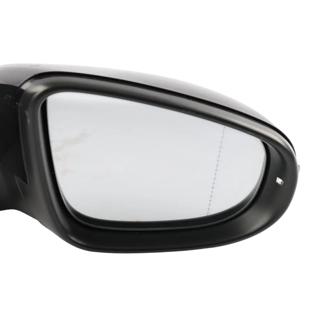 Volkswagen Golf MK6 Wing Mirror Electric Heated Right O/S Deep Black Pearl - C9X - SKU RHD-5K0857508AD-DBL1 - Part number 5K0857508AD