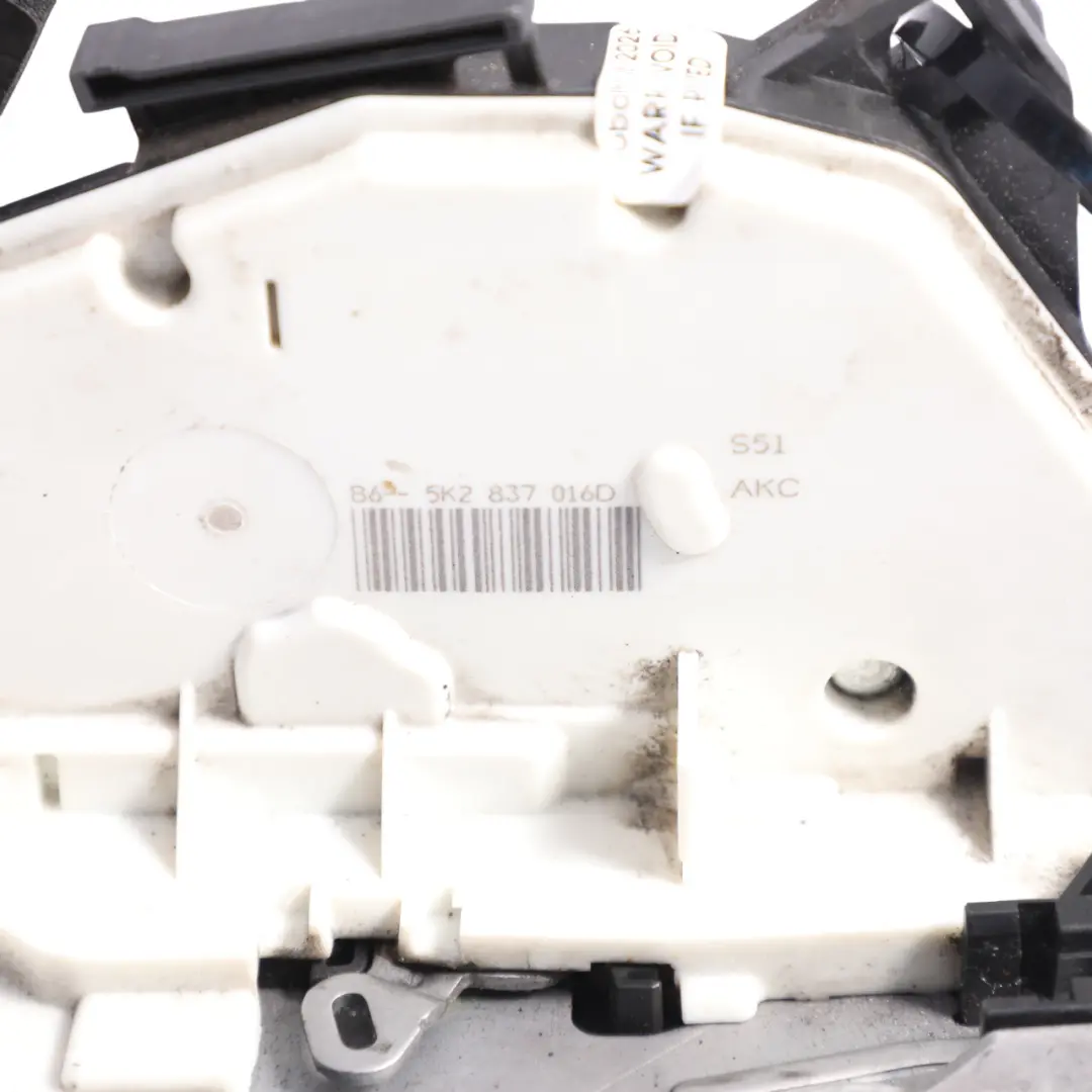Seat Leon 5F VW Golf Mk6 Mk7 Door Lock Front Right O/S - SKU RHD-5K2837016D-2 - Part number 5K2837016D
