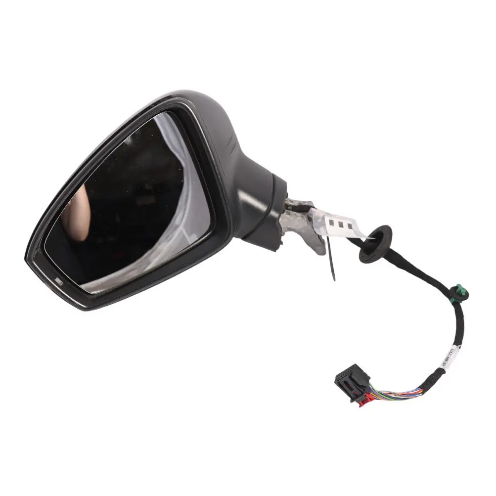 VW Tiguan AD1 Side Wing Mirror Power Fold Left N/S Deep Black - C9X - SKU RHD-5NC857507S-DBL - Part number 5NC857507S
