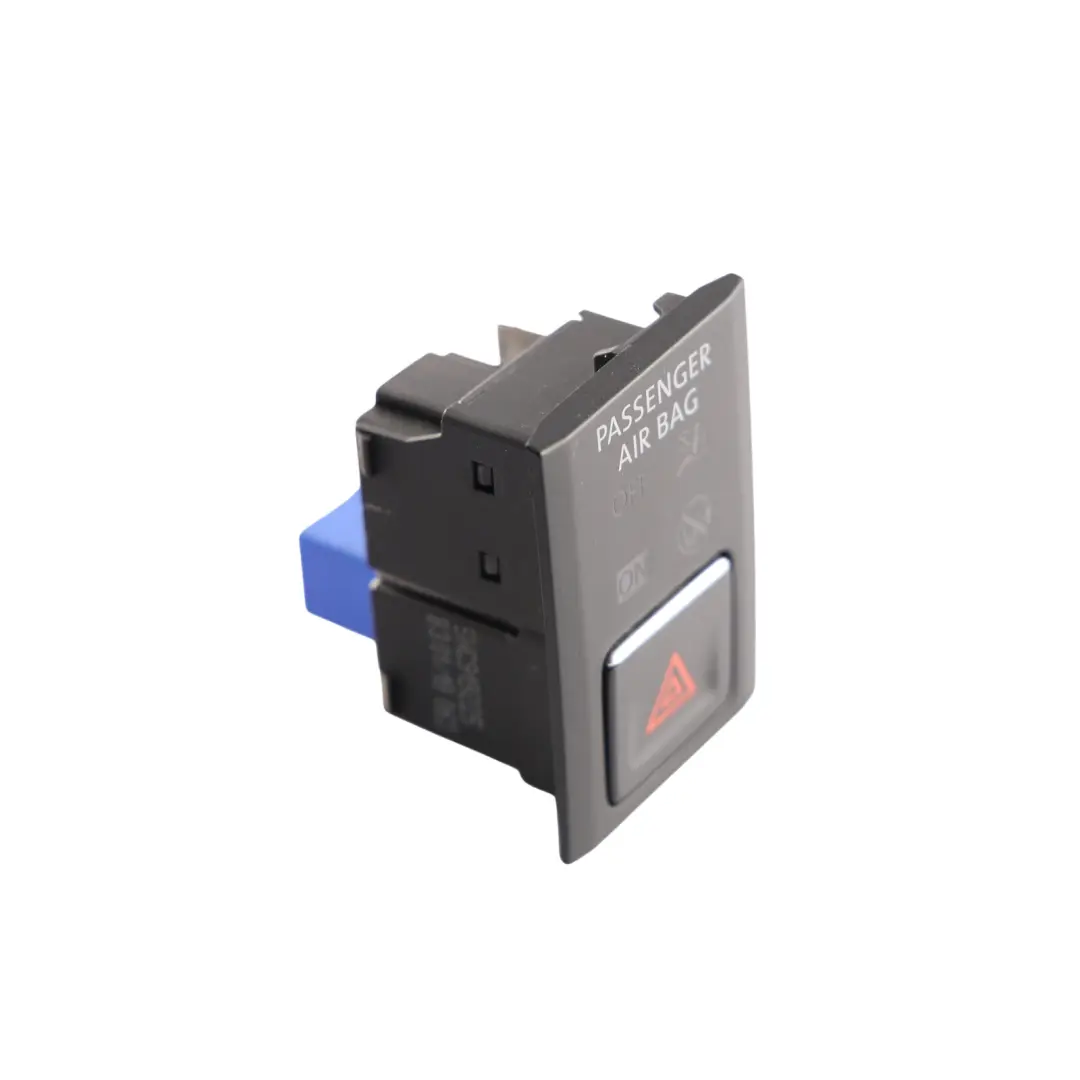VW Tiguan AD1 Hazard Warning Light Passenger Air Module Switch Button - SKU RHD-5NC919225 - Part number 5NC919225