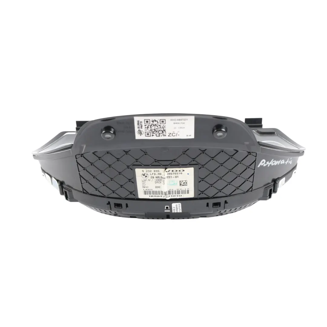 BMW F30 Instrument Cluster Speedometer Speedo Clocks Petrol Automatic - SKU RHD-6847231 - Part number 6847231