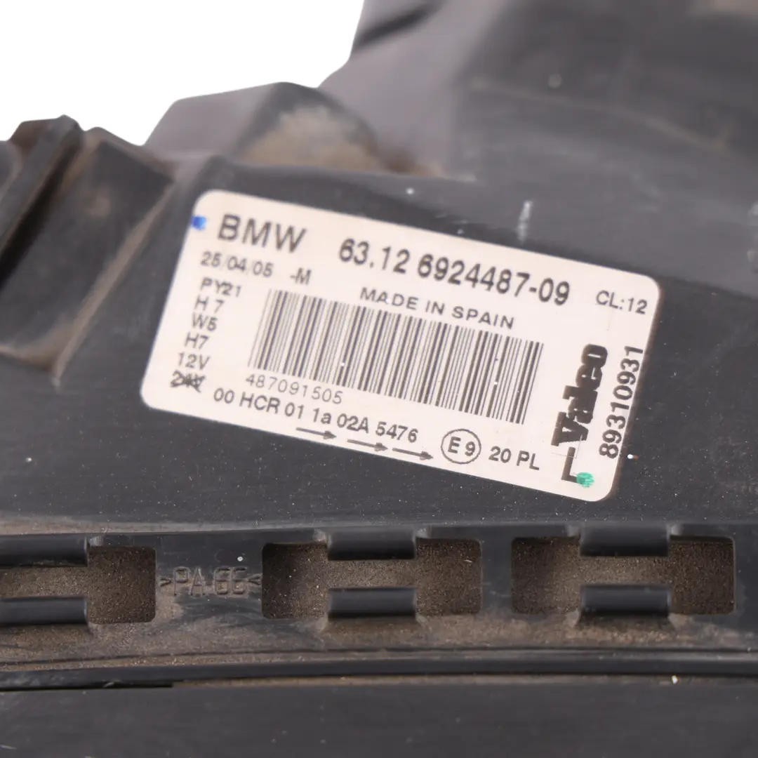 BMW E87 Headlight Headlamp Light Lamp Passenger Side Left N/S - SKU RHD-6924487-3 - Part number 6924487