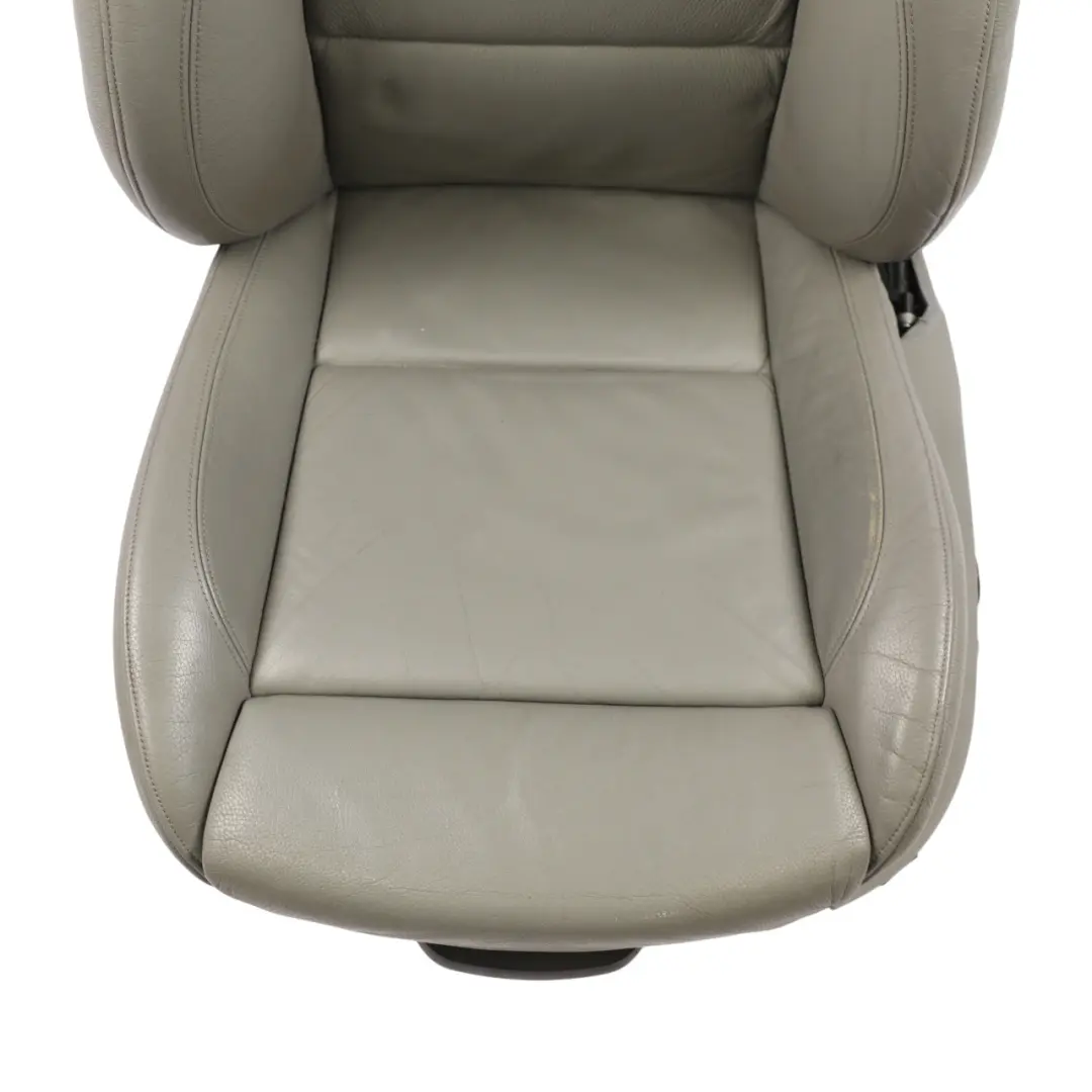 BMW E90 E91 Front Seat Electric M Sport Left N/S Grey Leather Dakota Interior - SKU RHD-6956397-4 - Part number 6956397