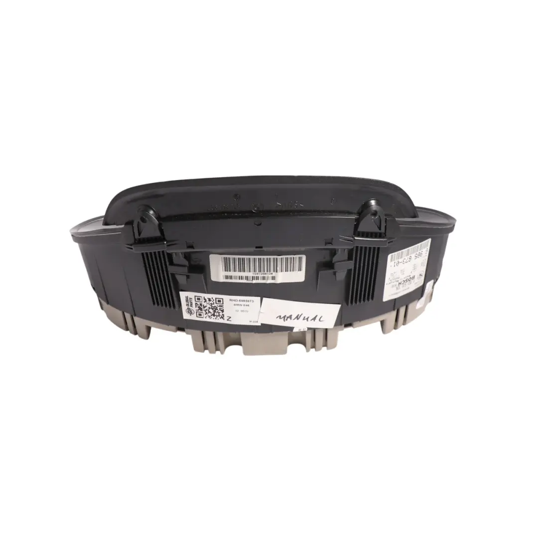 Speedo Speedometer Instrument Cluster Manual to BMW E46 320Cd Diesel with Part number 6985673 BMW E46 320Cd Diesel Speedo Speedometer Instrument Cluster Manual - SKU RHD-6985673 - Part number 6985673