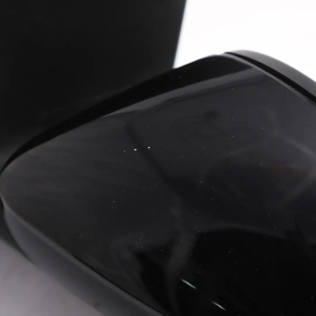 Volkswagen Polo Mk5 6C Door Wing Mirror Left N/S Deep Black - C9X - SKU RHD-6C2857507B-DBL - Part number 6C2857507B