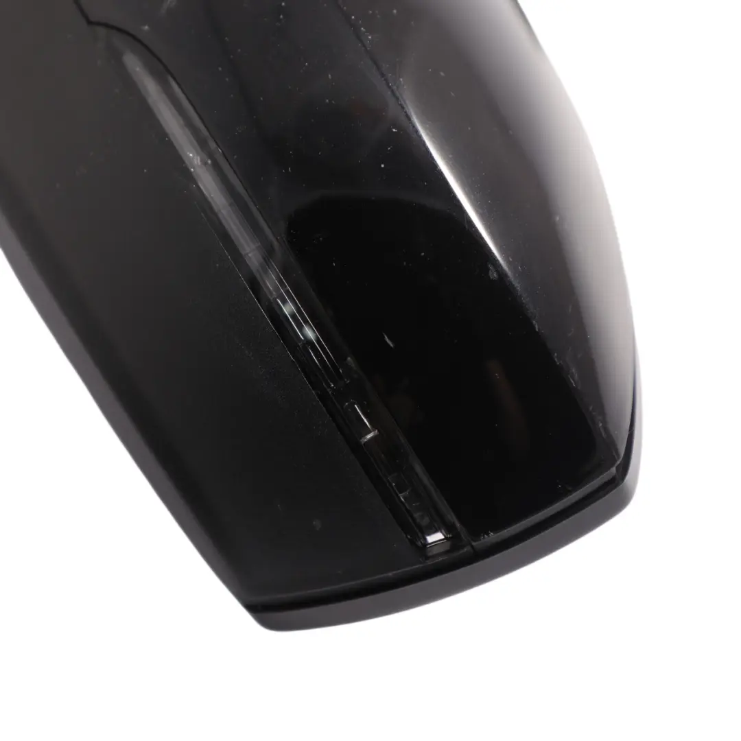 Volkswagen Polo Mk5 6C Door Wing Mirror Left N/S Deep Black - C9X - SKU RHD-6C2857507B-DBL - Part number 6C2857507B