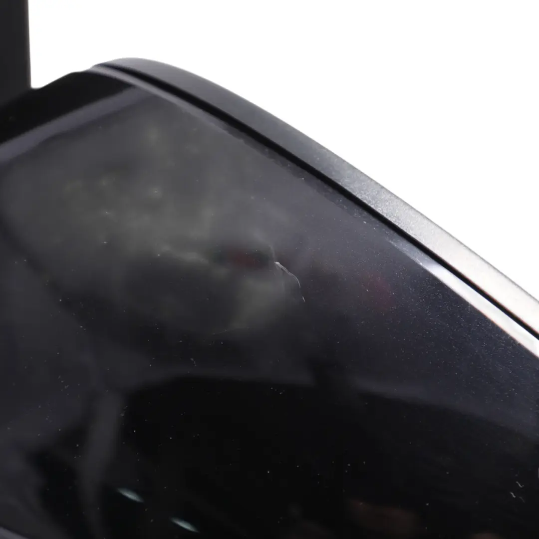 Volkswagen Polo Mk5 6C Door Wing Mirror Left N/S Deep Black - C9X - SKU RHD-6C2857507B-DBL - Part number 6C2857507B