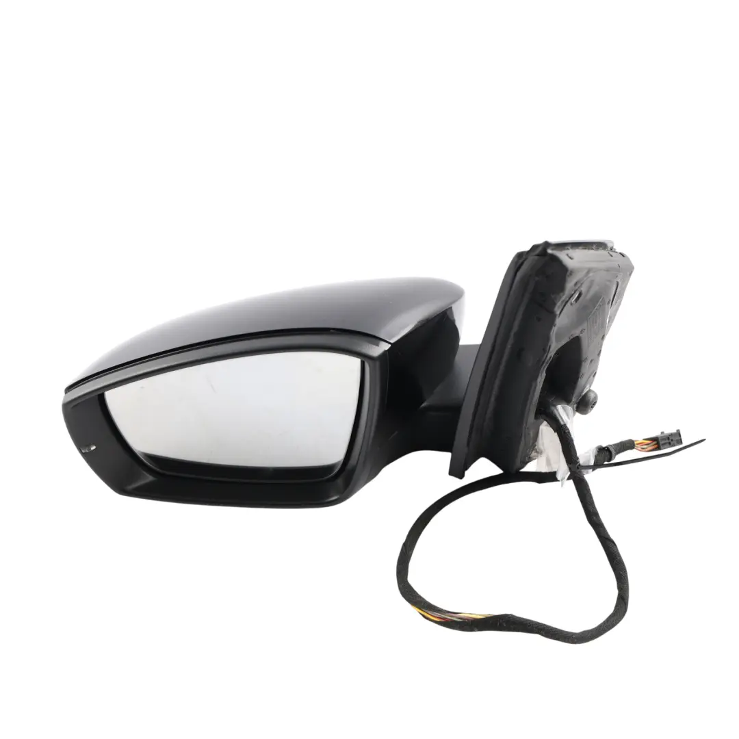 Volkswagen Polo Mk5 6C Door Wing Mirror Left N/S Urano Grey - I7F - SKU RHD-6C2857507D-DBL - Part number 6C2857507D