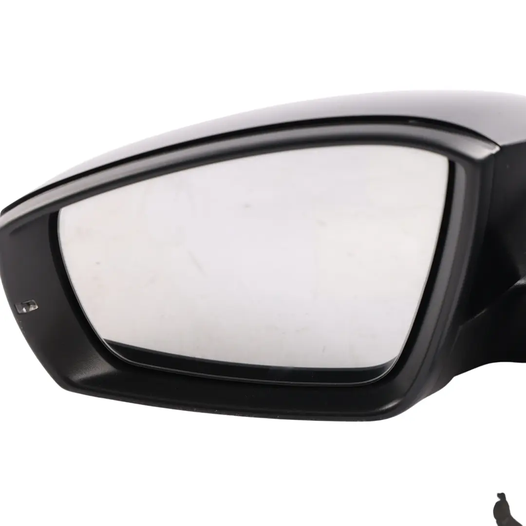 Volkswagen Polo Mk5 6C Door Wing Mirror Left N/S Urano Grey - I7F - SKU RHD-6C2857507D-DBL - Part number 6C2857507D